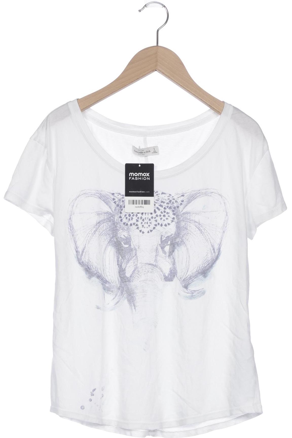 

Abercrombie & Fitch Damen T-Shirt, weiß, Gr. 36