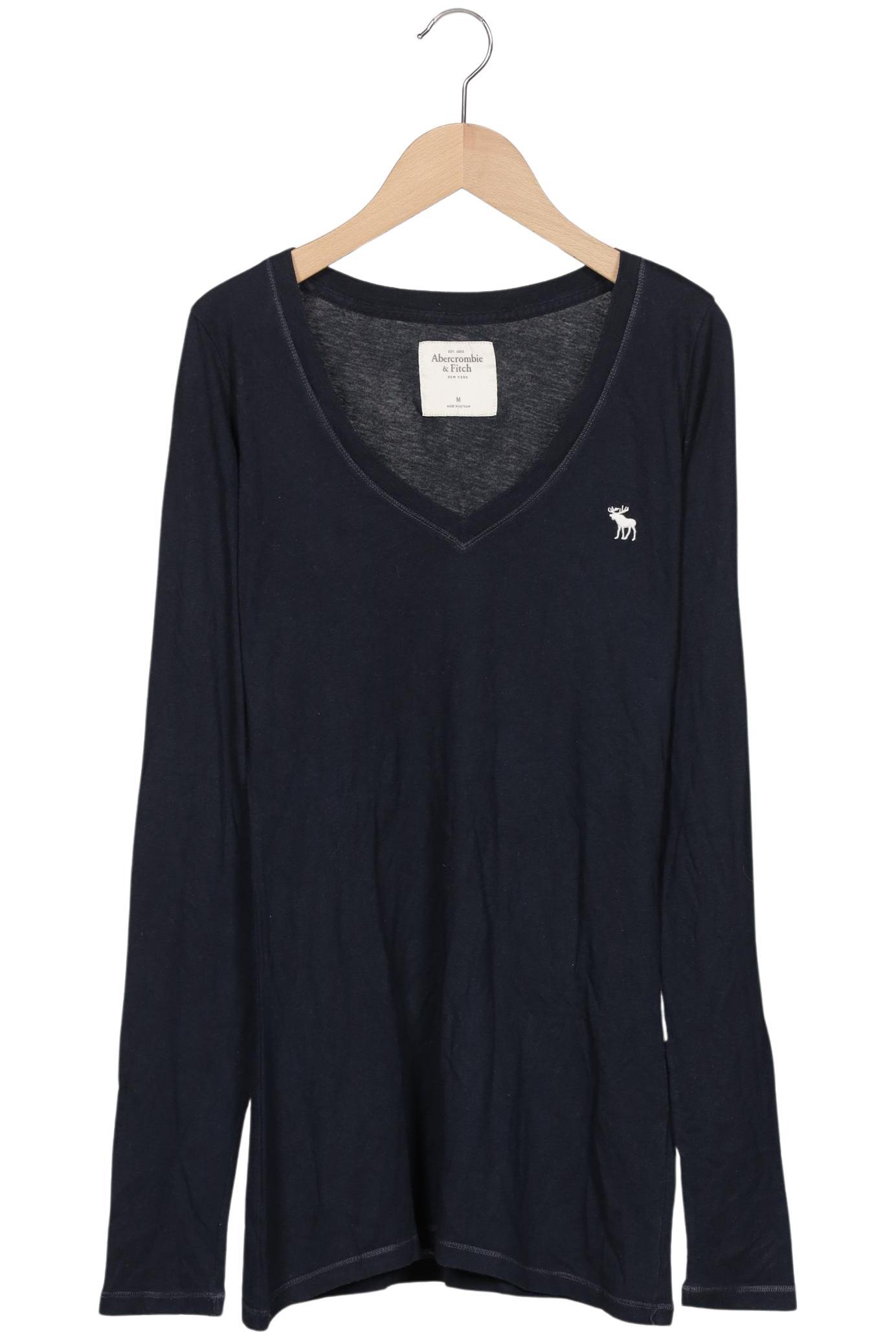 

Abercrombie & Fitch Damen Langarmshirt, marineblau, Gr. 38