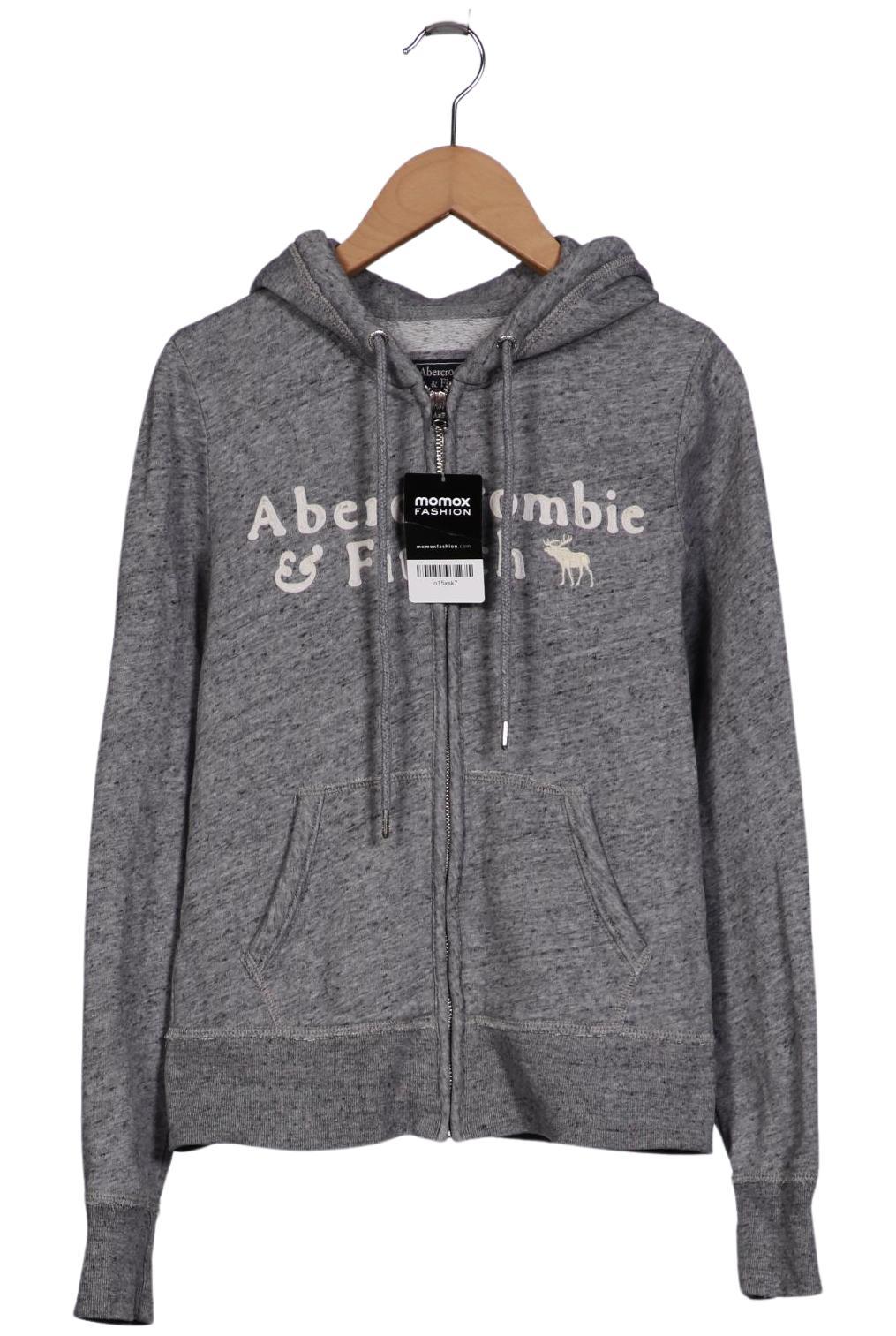 

Abercrombie & Fitch Damen Kapuzenpullover, grau, Gr. 34