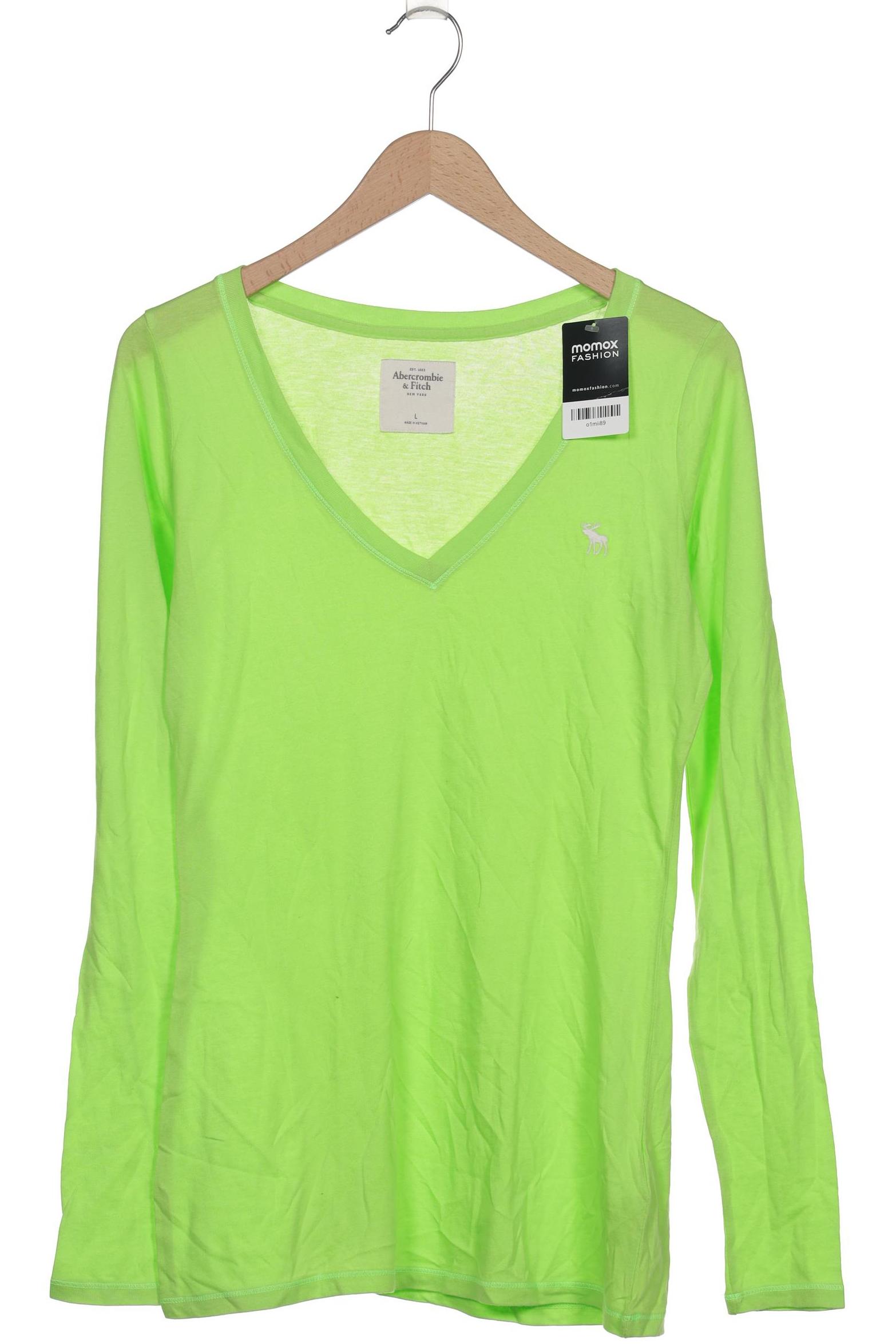 

Abercrombie & Fitch Damen Langarmshirt, neon, Gr. 42