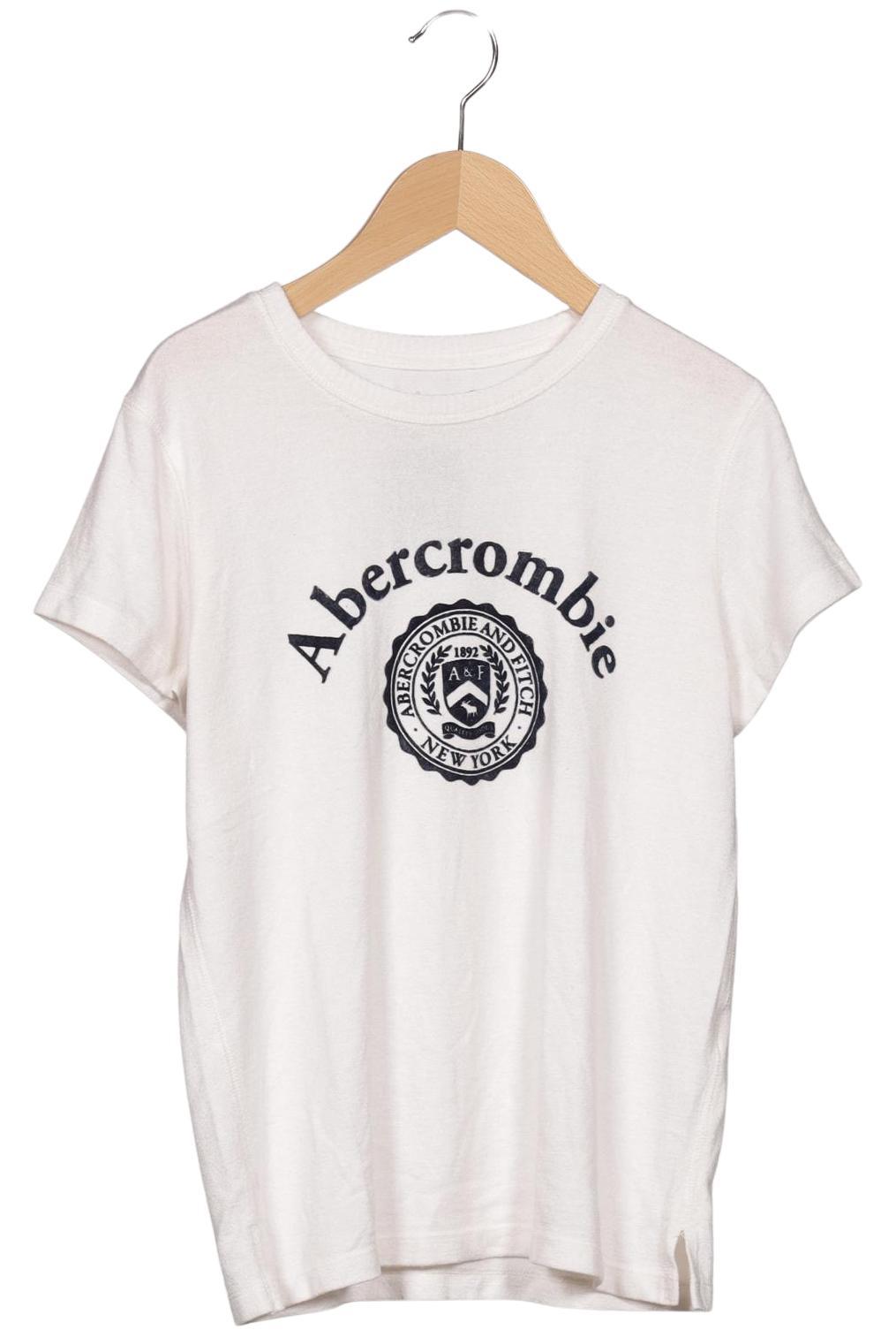 

Abercrombie & Fitch Damen T-Shirt, cremeweiß, Gr. 36