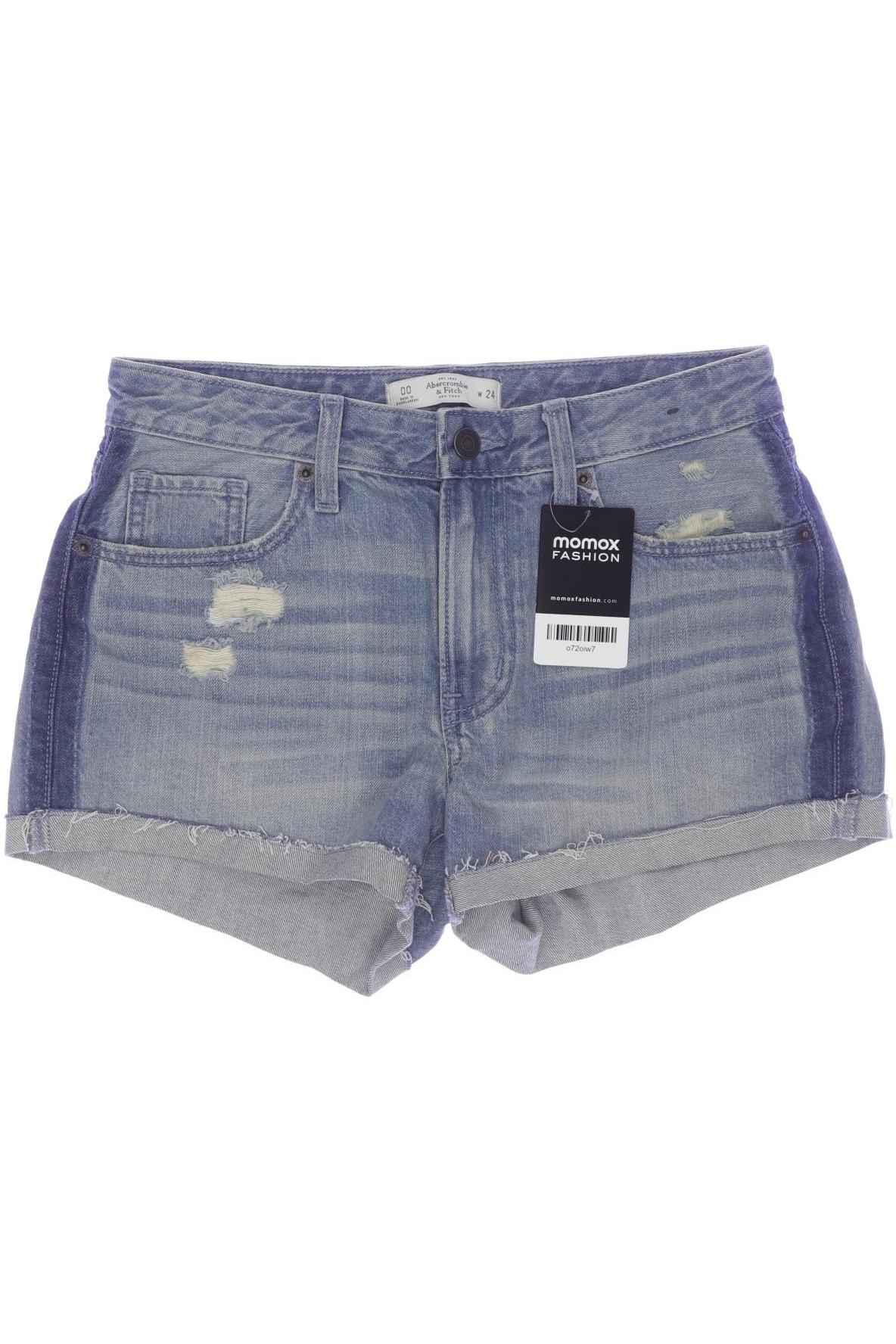 

Abercrombie & Fitch Damen Shorts, blau, Gr. 24