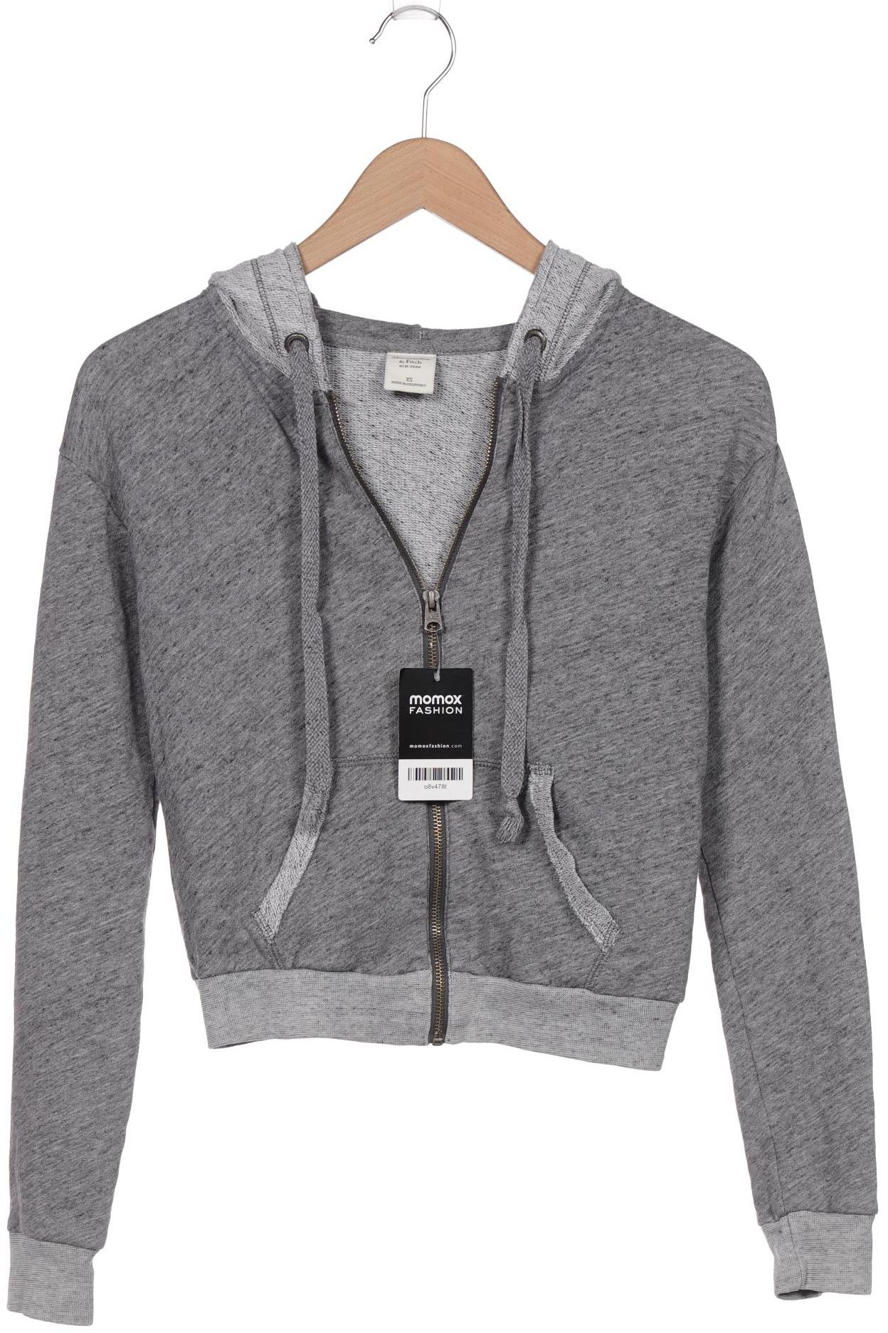 

Abercrombie & Fitch Damen Kapuzenpullover, grau