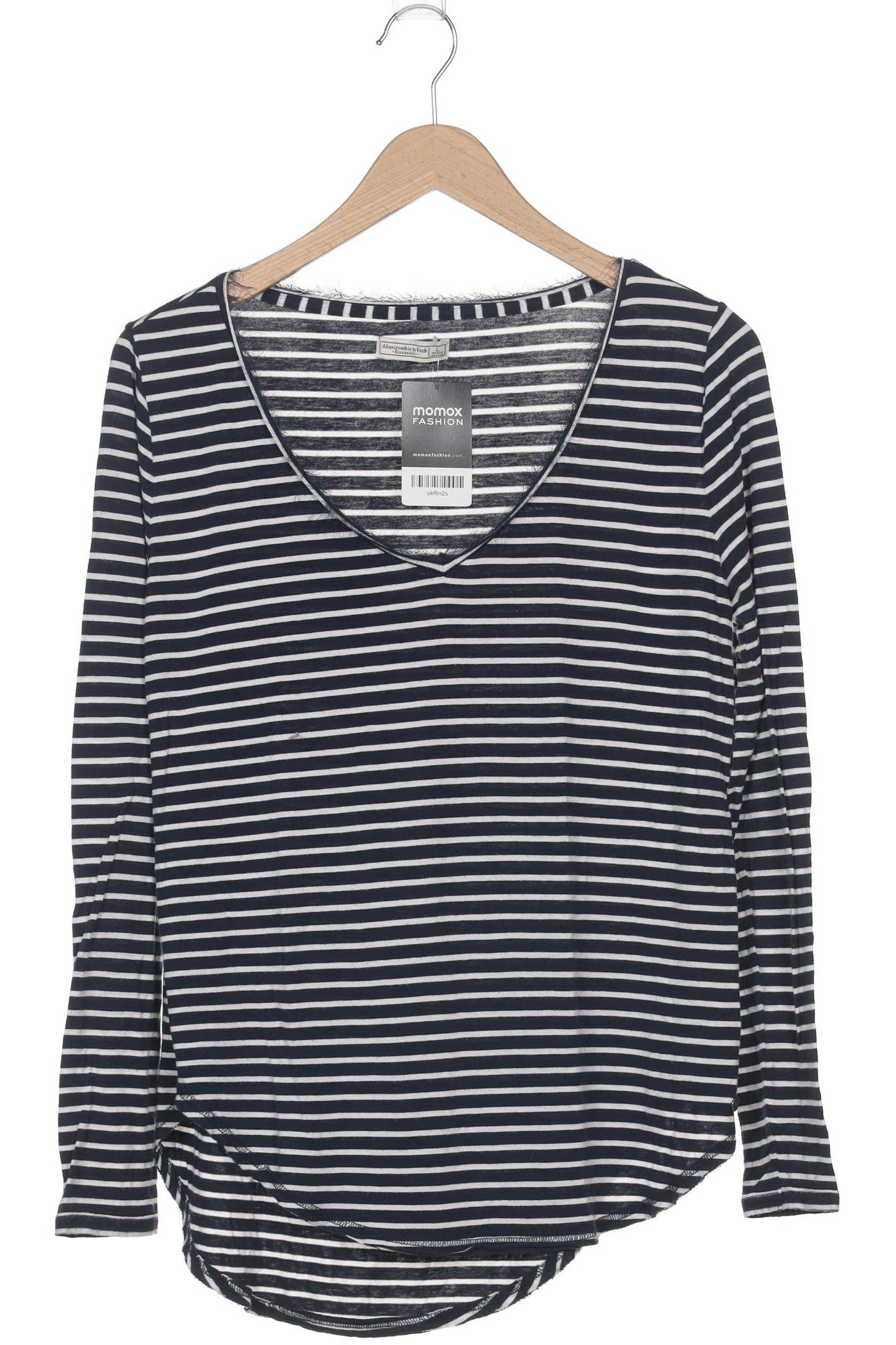 

Abercrombie & Fitch Damen Langarmshirt, marineblau, Gr. 42