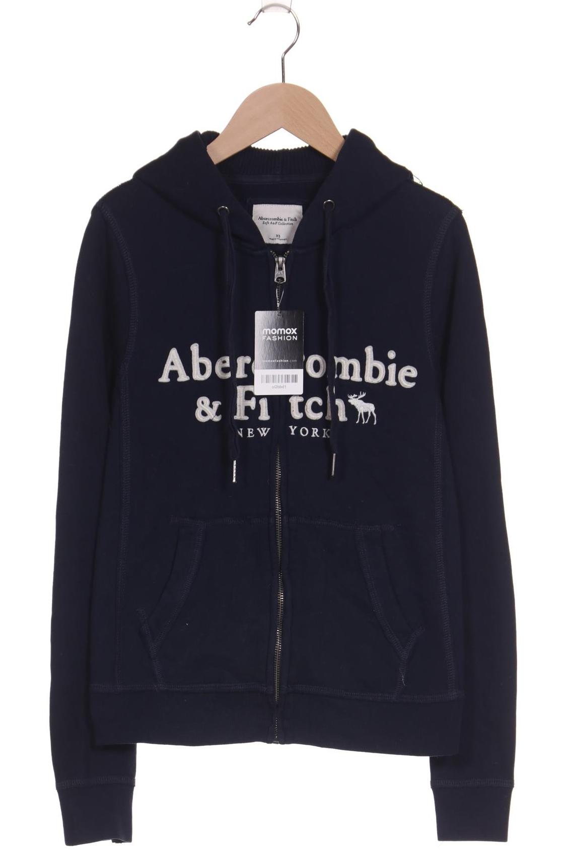 

Abercrombie & Fitch Damen Kapuzenpullover, marineblau, Gr. 34