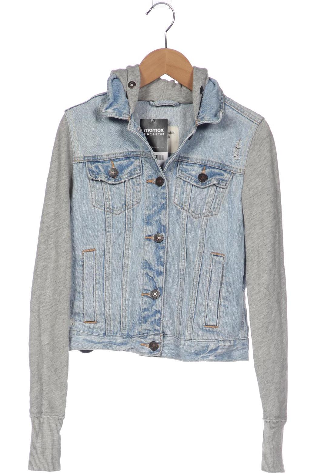 

Abercrombie & Fitch Damen Jacke, hellblau, Gr. 34