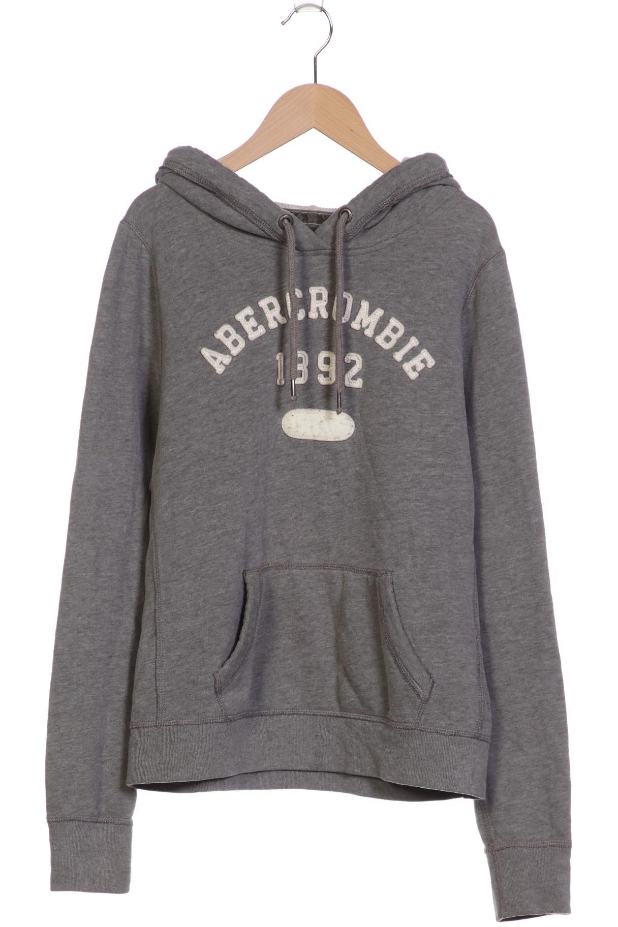 

Abercrombie & Fitch Damen Kapuzenpullover, grau, Gr. 42