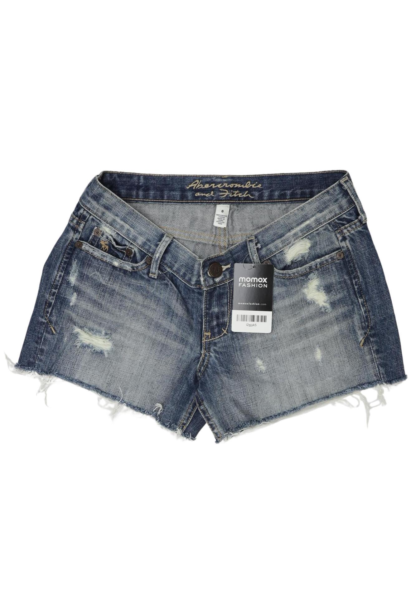 

Abercrombie & Fitch Damen Shorts, marineblau, Gr. 0