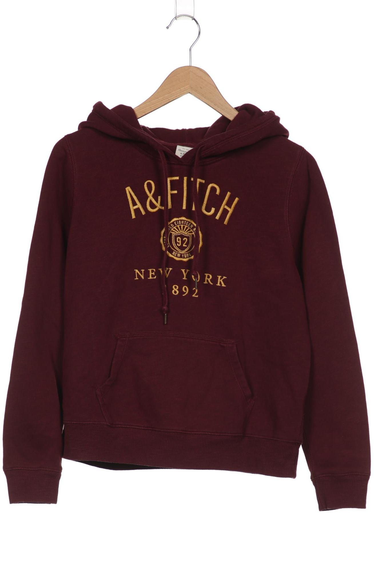 

Abercrombie & Fitch Damen Kapuzenpullover, bordeaux, Gr. 42