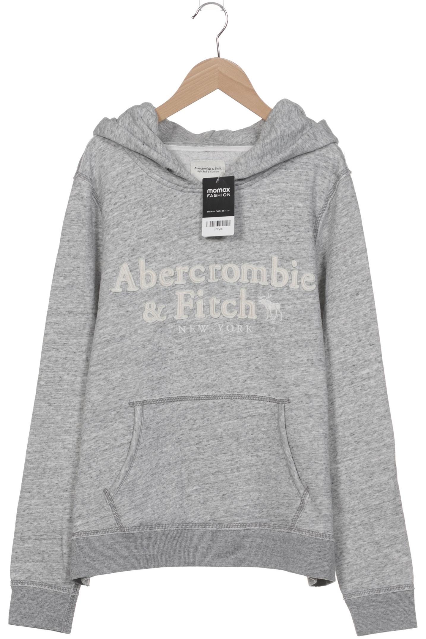

Abercrombie & Fitch Damen Kapuzenpullover, grau, Gr. 44