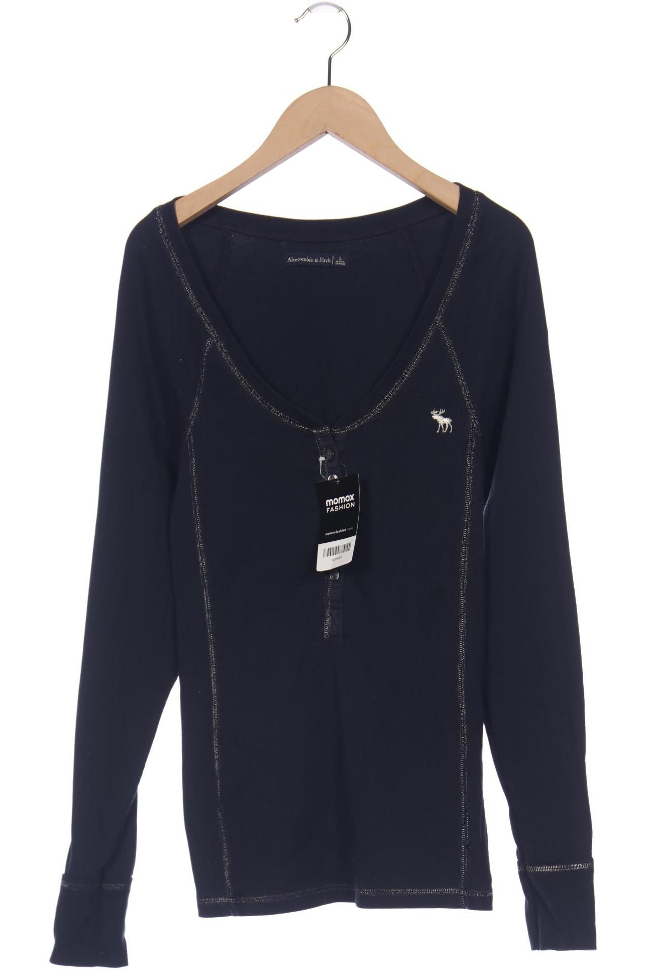 

Abercrombie & Fitch Damen Langarmshirt, marineblau