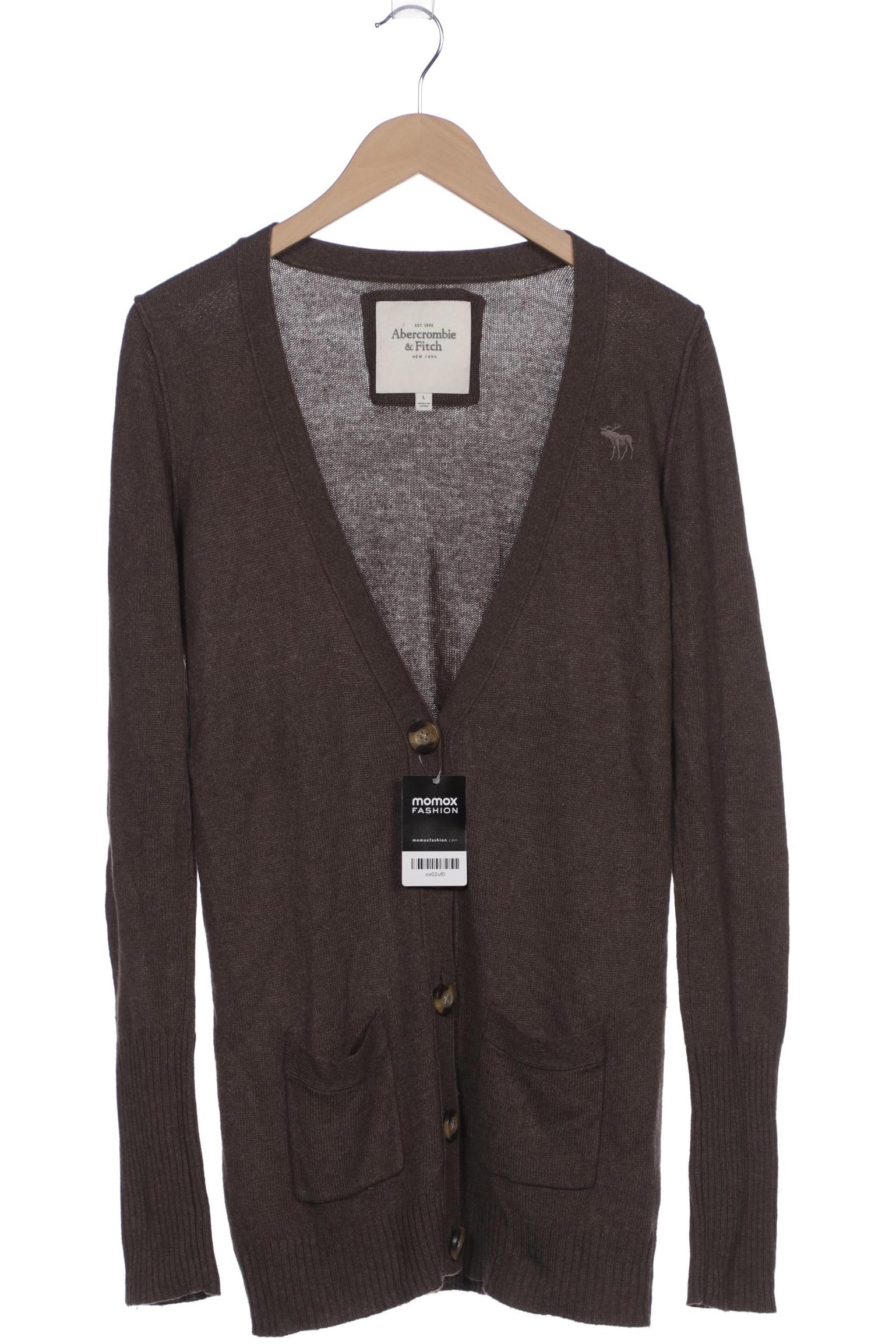 

Abercrombie & Fitch Damen Strickjacke, braun, Gr. 42
