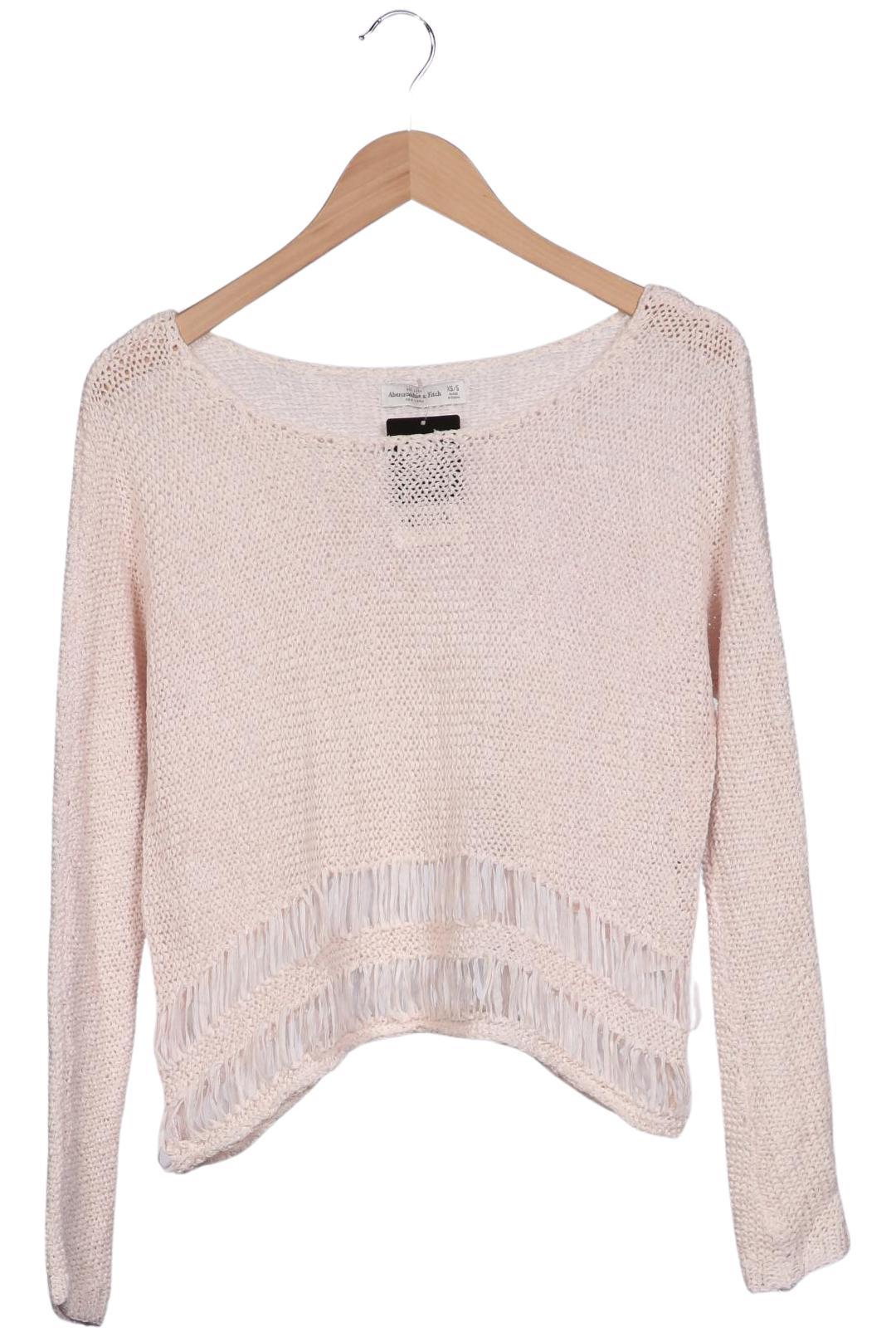 

Abercrombie & Fitch Damen Pullover, cremeweiß, Gr. 34