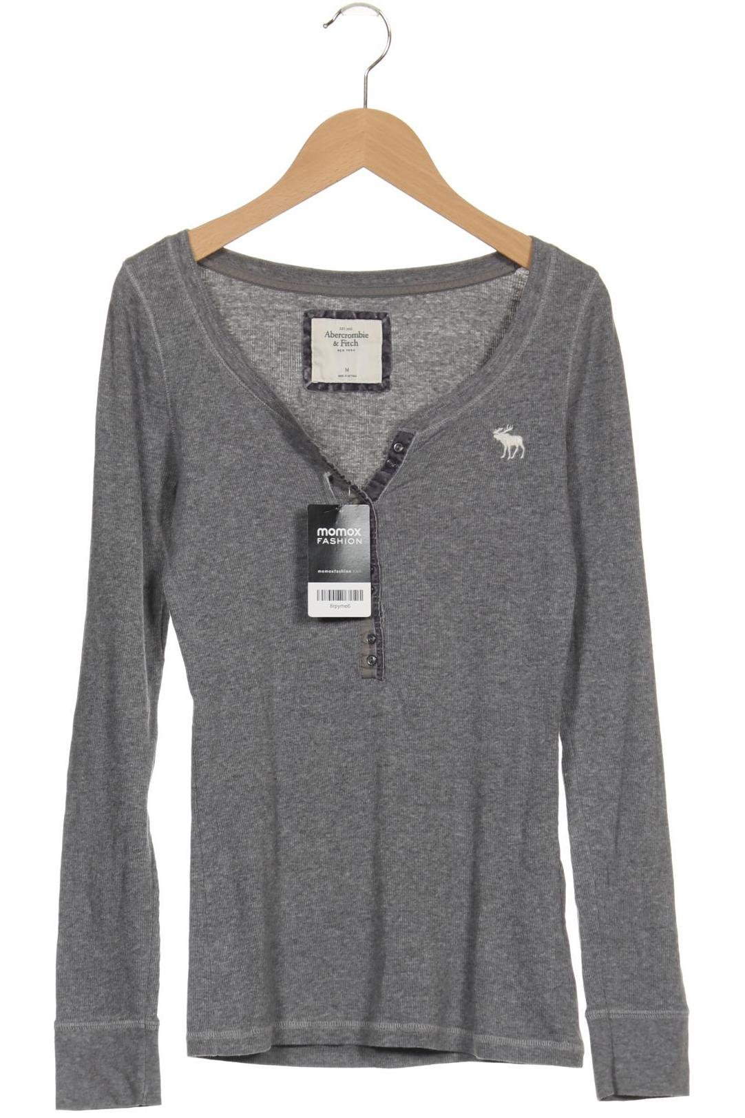 

Abercrombie & Fitch Damen Langarmshirt, grau