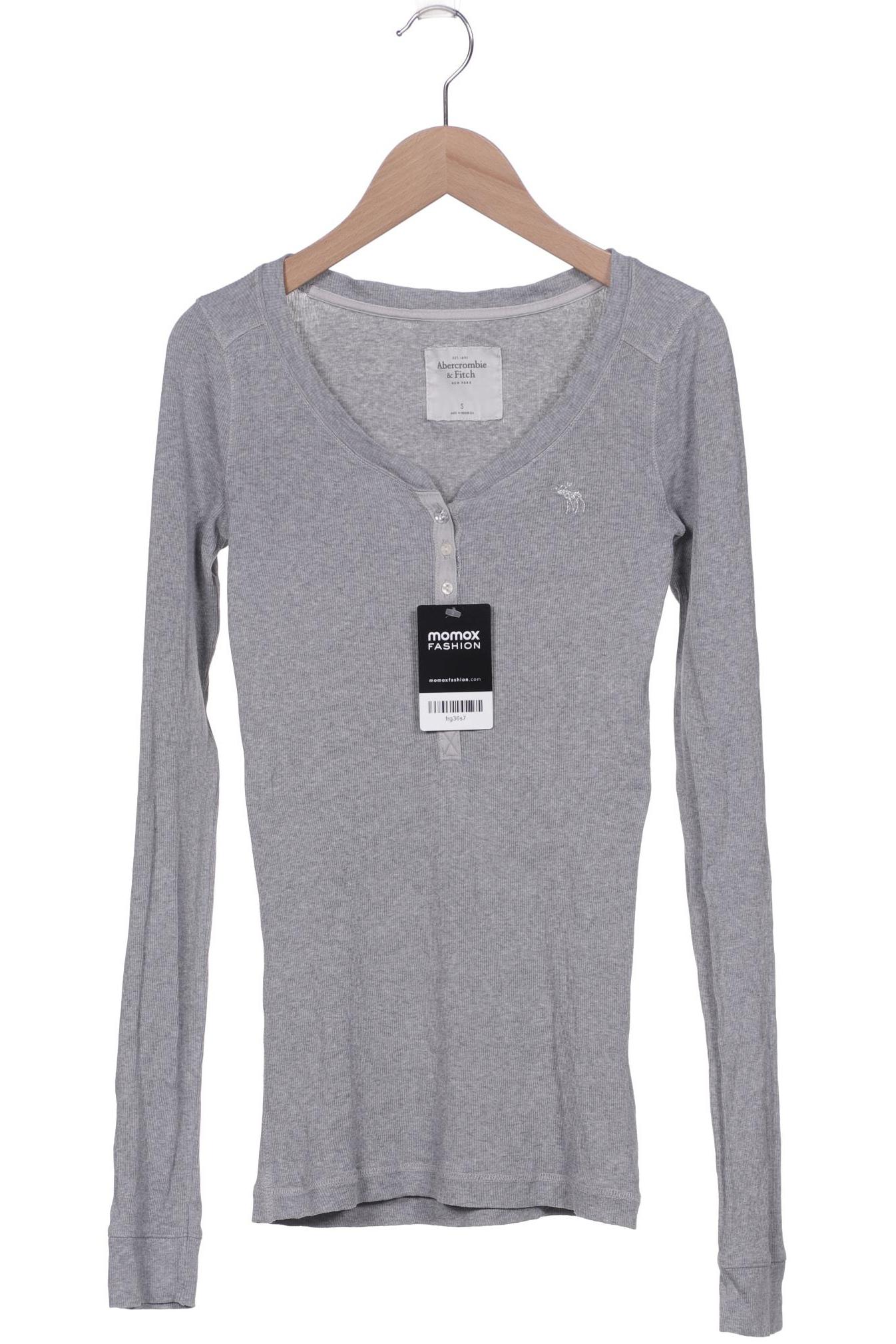 

Abercrombie & Fitch Damen Langarmshirt, grau