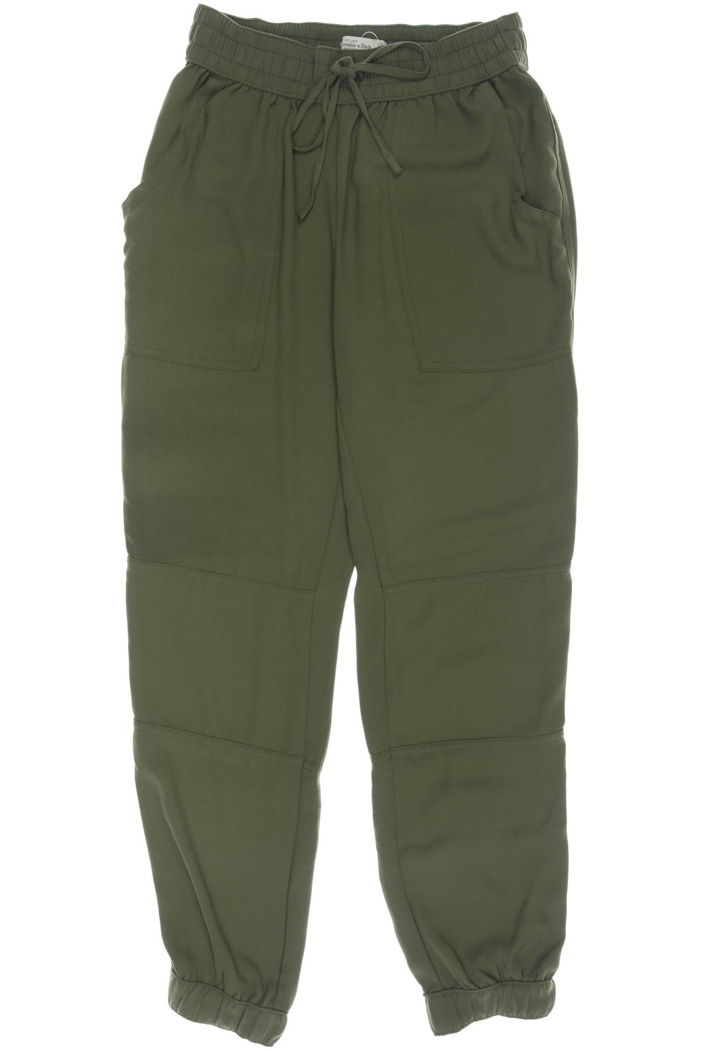 

Abercrombie & Fitch Damen Stoffhose, grün, Gr. 0