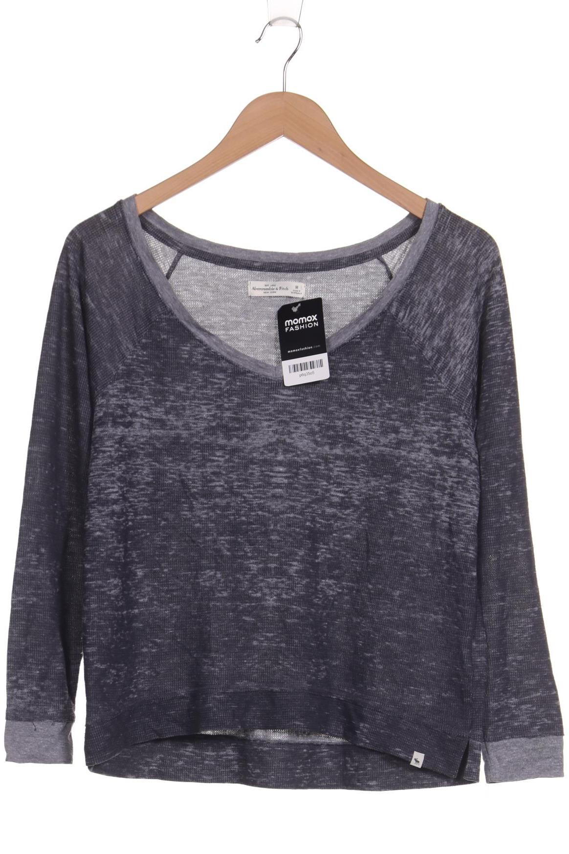 

Abercrombie & Fitch Damen Langarmshirt, grau, Gr. 38
