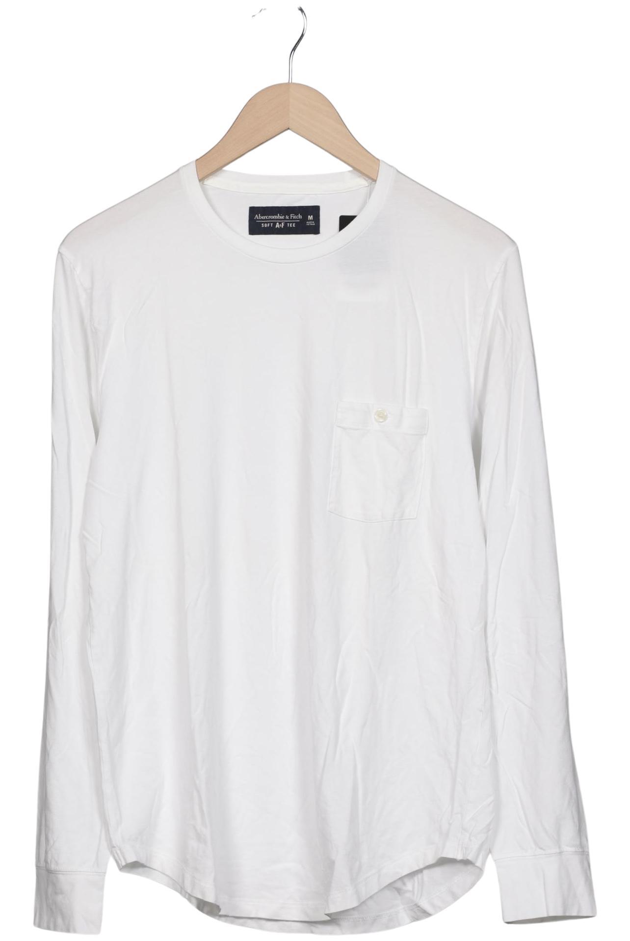 

Abercrombie & Fitch Damen Langarmshirt, weiß, Gr. 38