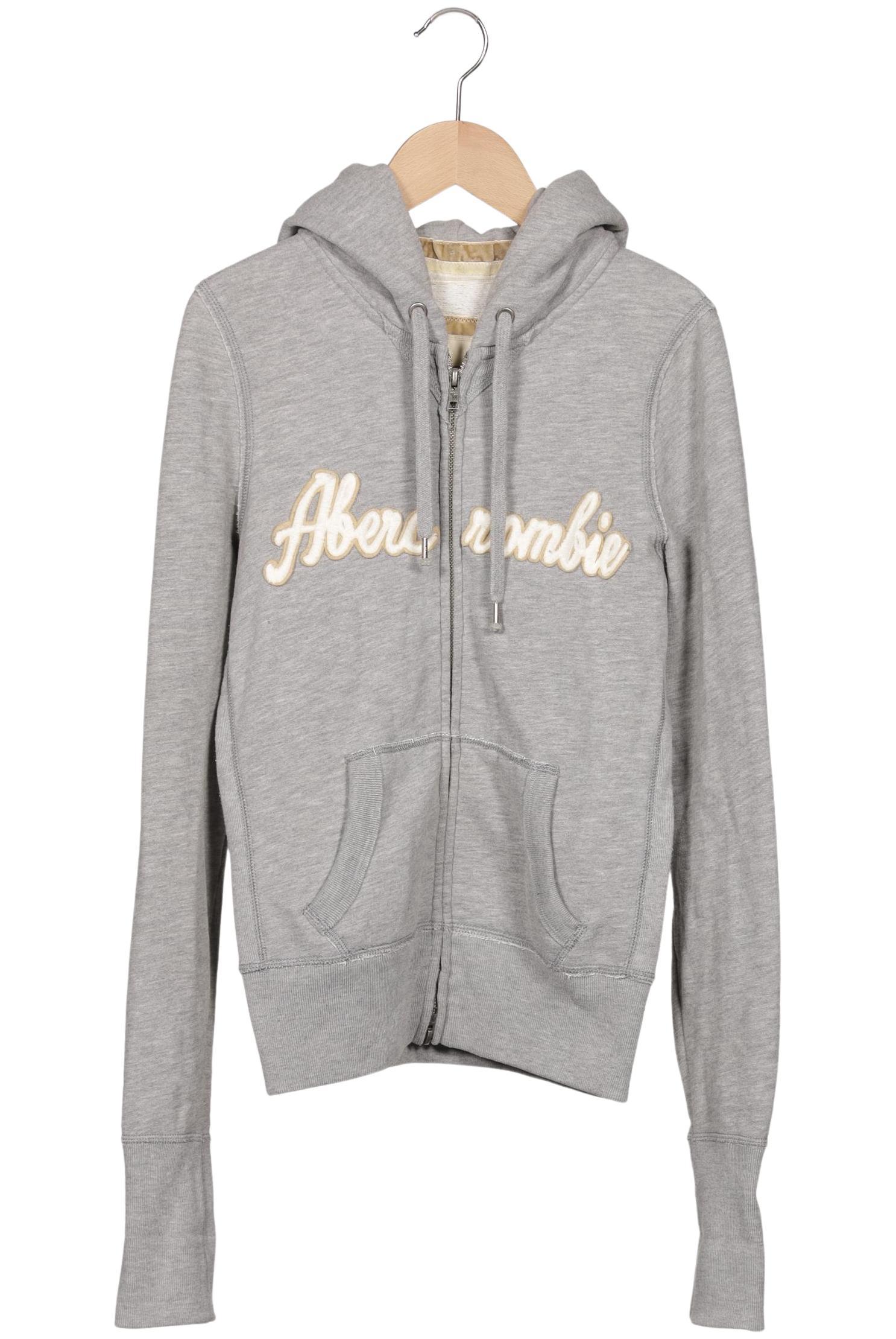 

Abercrombie & Fitch Damen Kapuzenpullover, grau, Gr. 38