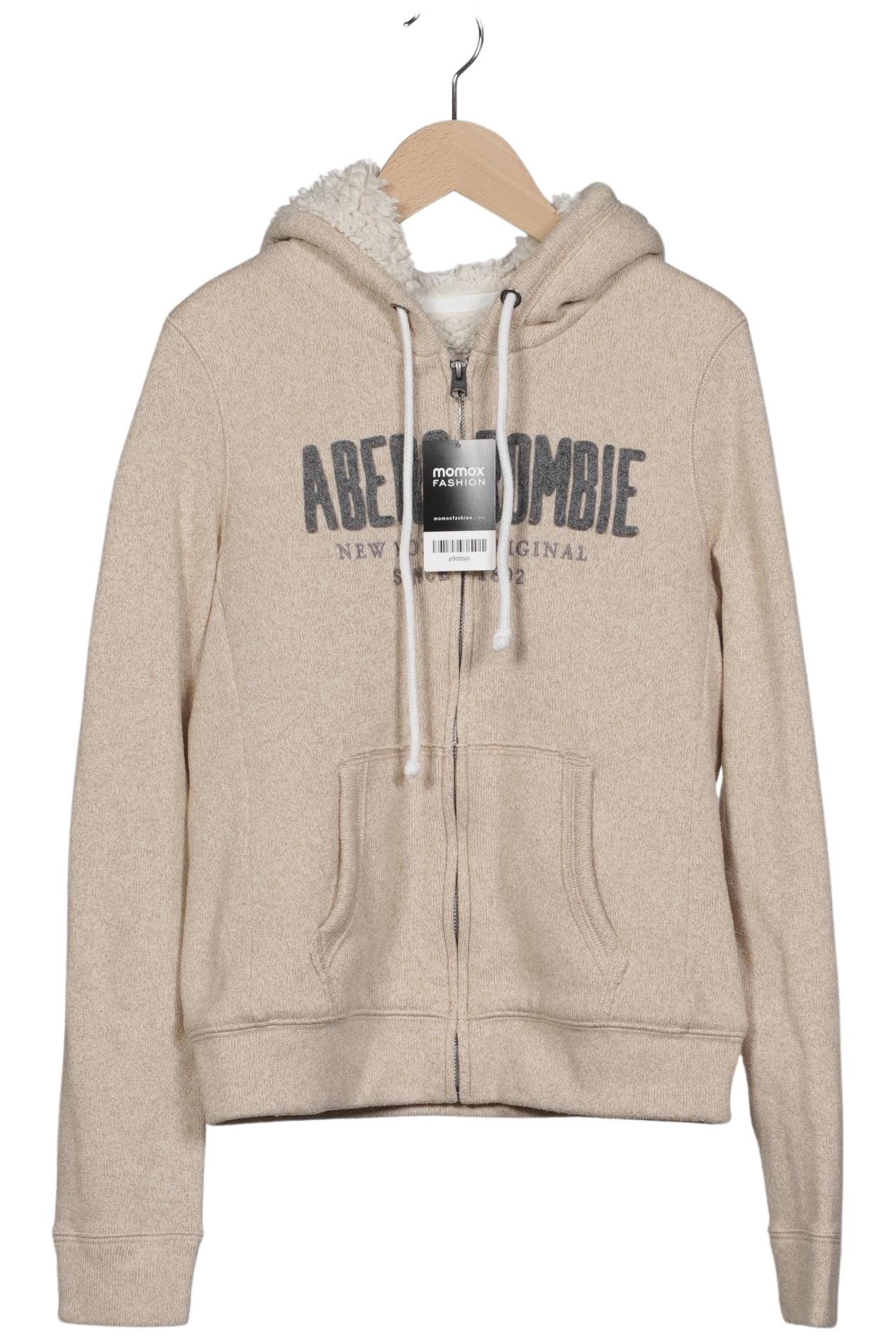 

Abercrombie & Fitch Damen Kapuzenpullover, beige, Gr. 36