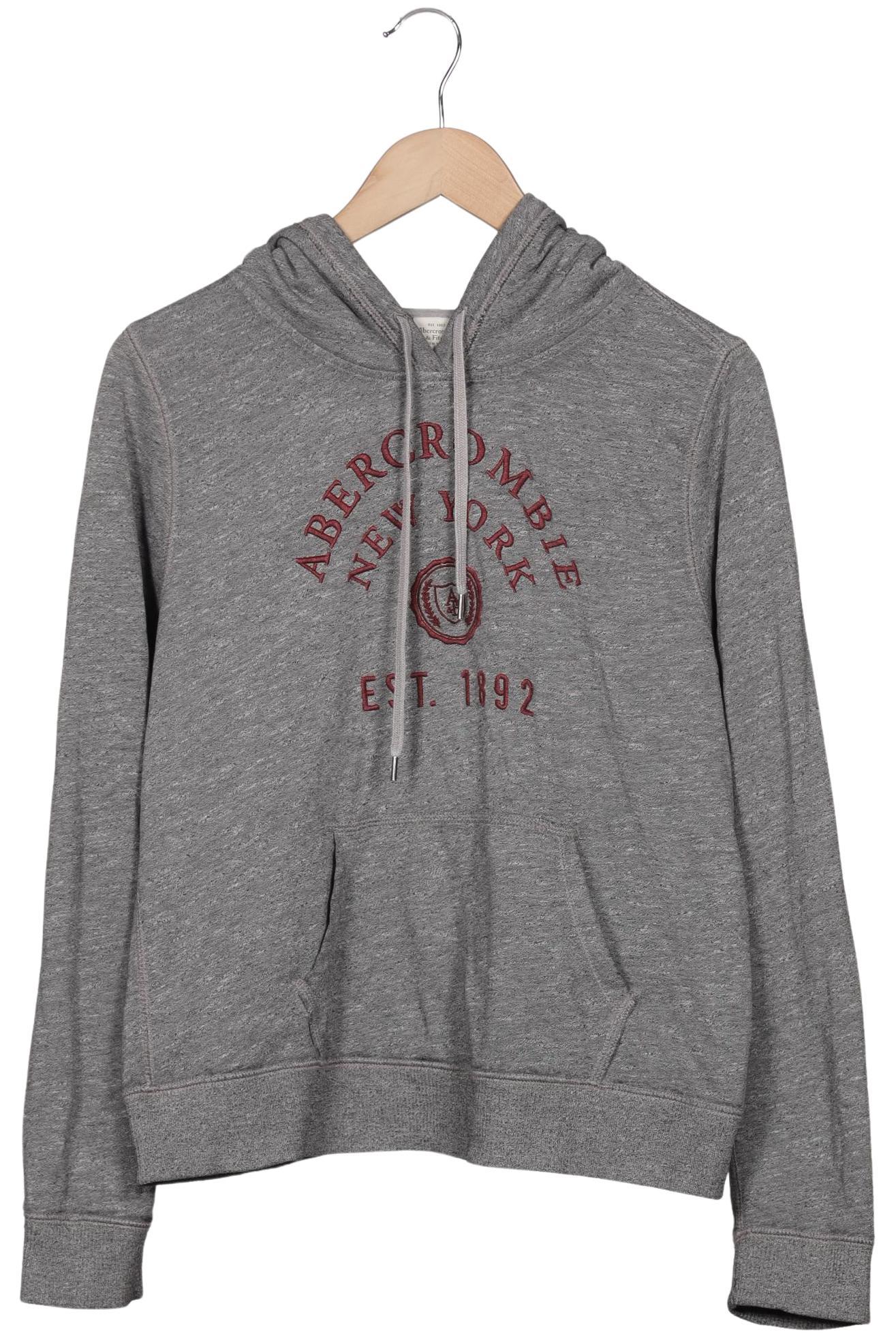 

Abercrombie & Fitch Damen Kapuzenpullover, grau, Gr. 42