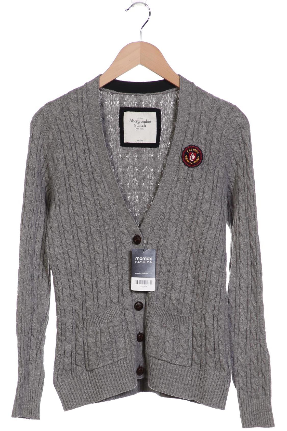

Abercrombie & Fitch Damen Strickjacke, grau, Gr. 42