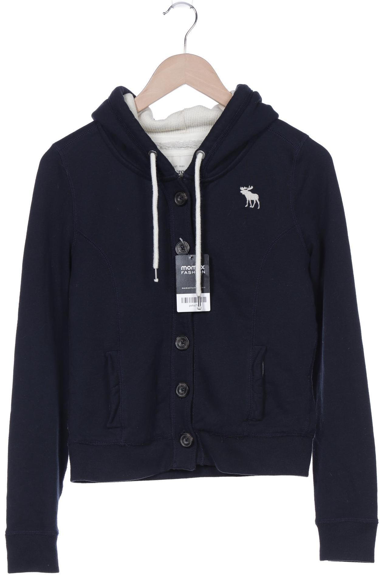 

Abercrombie & Fitch Damen Kapuzenpullover, marineblau, Gr. 38