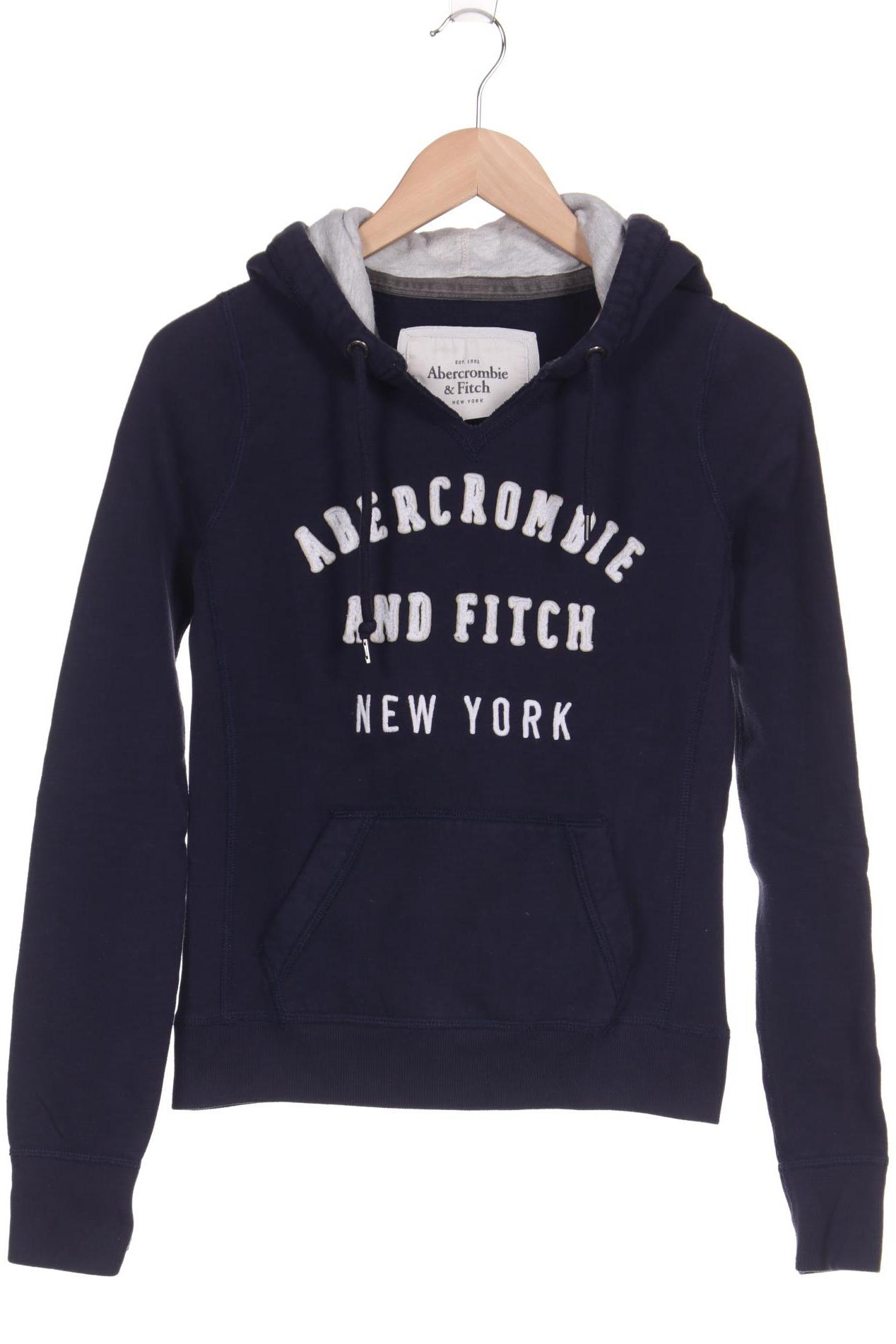 

Abercrombie & Fitch Damen Kapuzenpullover, marineblau, Gr. 36