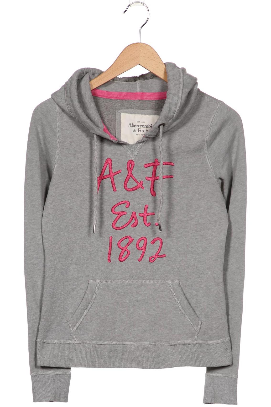

Abercrombie & Fitch Damen Kapuzenpullover, grau, Gr. 36