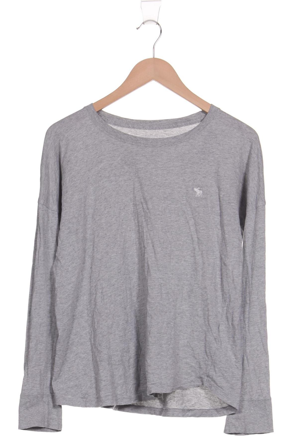 

Abercrombie & Fitch Damen Langarmshirt, grau, Gr. 38