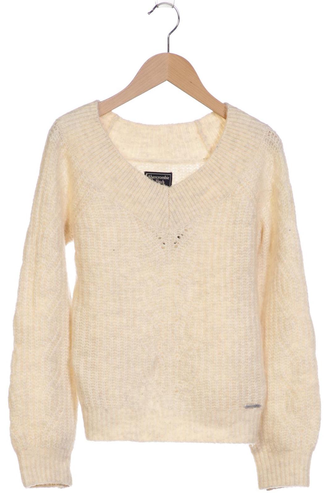 

Abercrombie & Fitch Damen Pullover, cremeweiß, Gr. 34