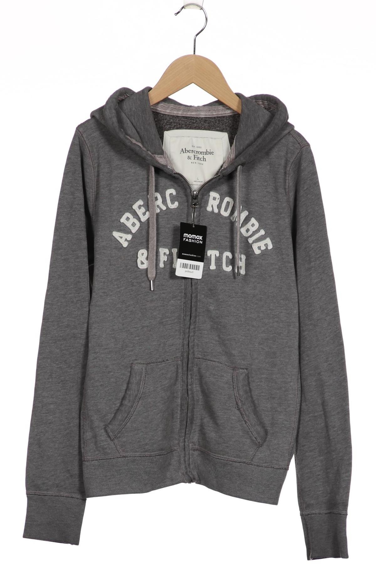 

Abercrombie & Fitch Damen Kapuzenpullover, grau