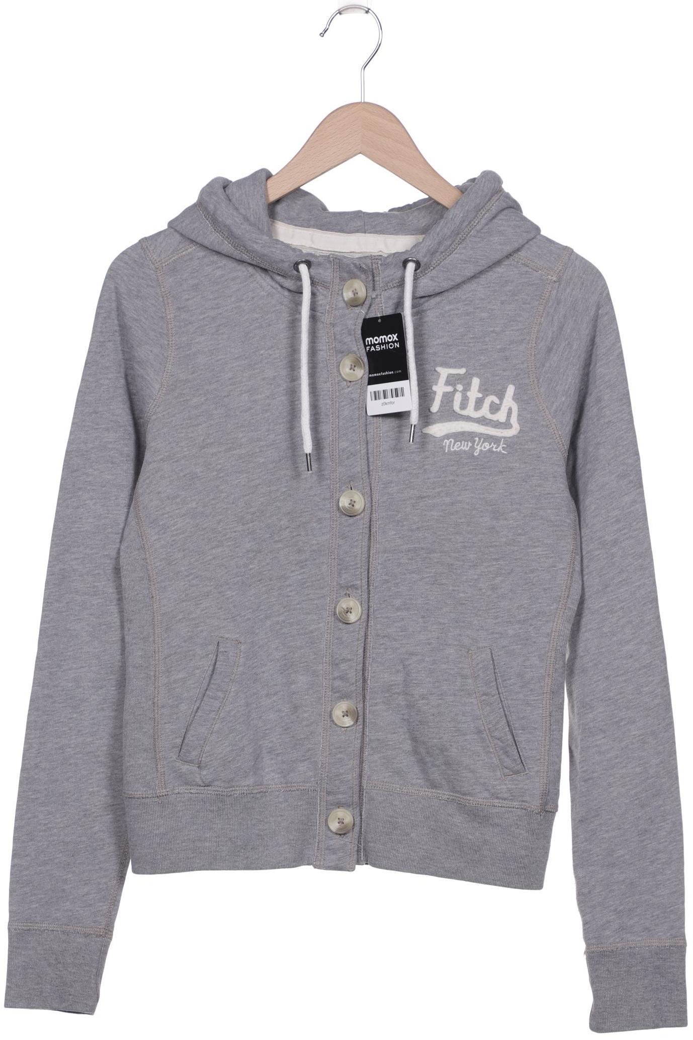 

Abercrombie & Fitch Damen Kapuzenpullover, grau, Gr. 42