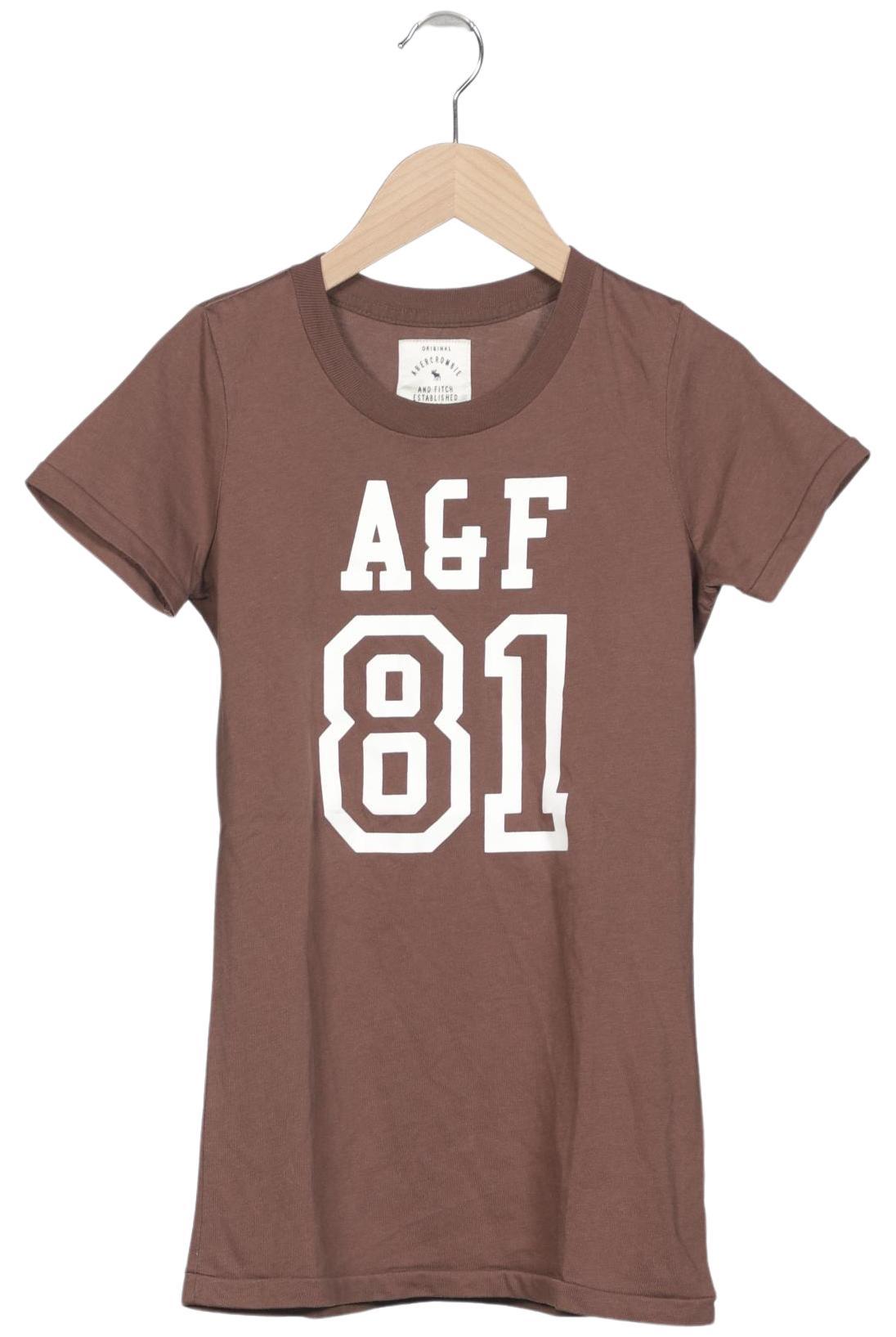 

Abercrombie & Fitch Damen T-Shirt, braun, Gr. 36