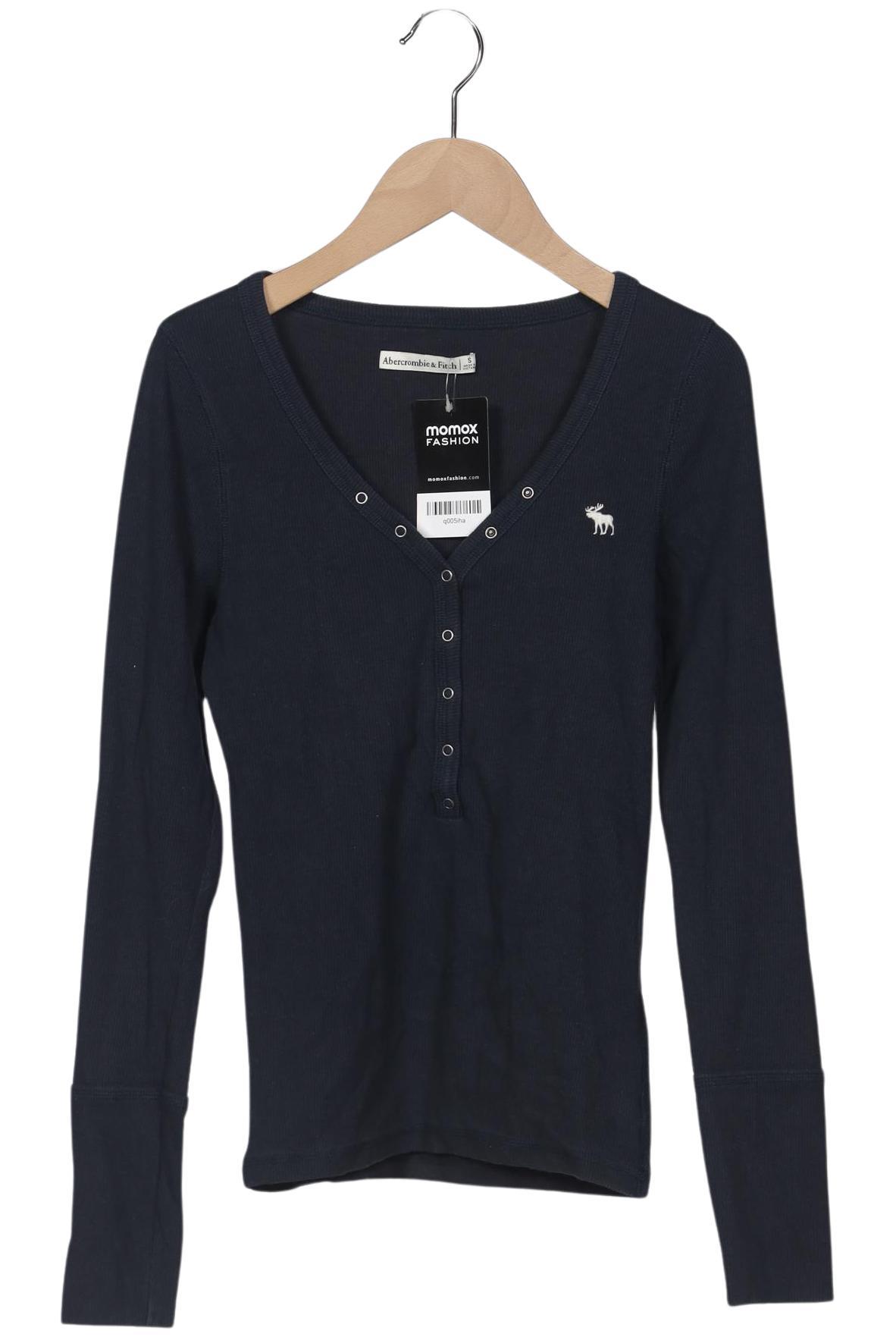 

Abercrombie & Fitch Damen Langarmshirt, marineblau, Gr. 36