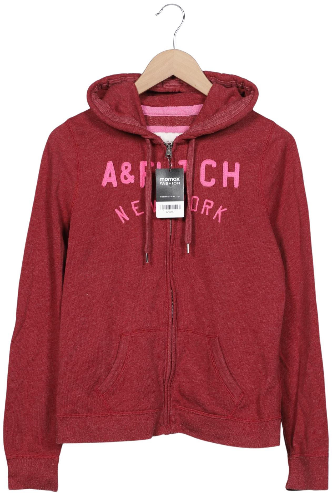 

Abercrombie & Fitch Damen Kapuzenpullover, bordeaux, Gr. 42