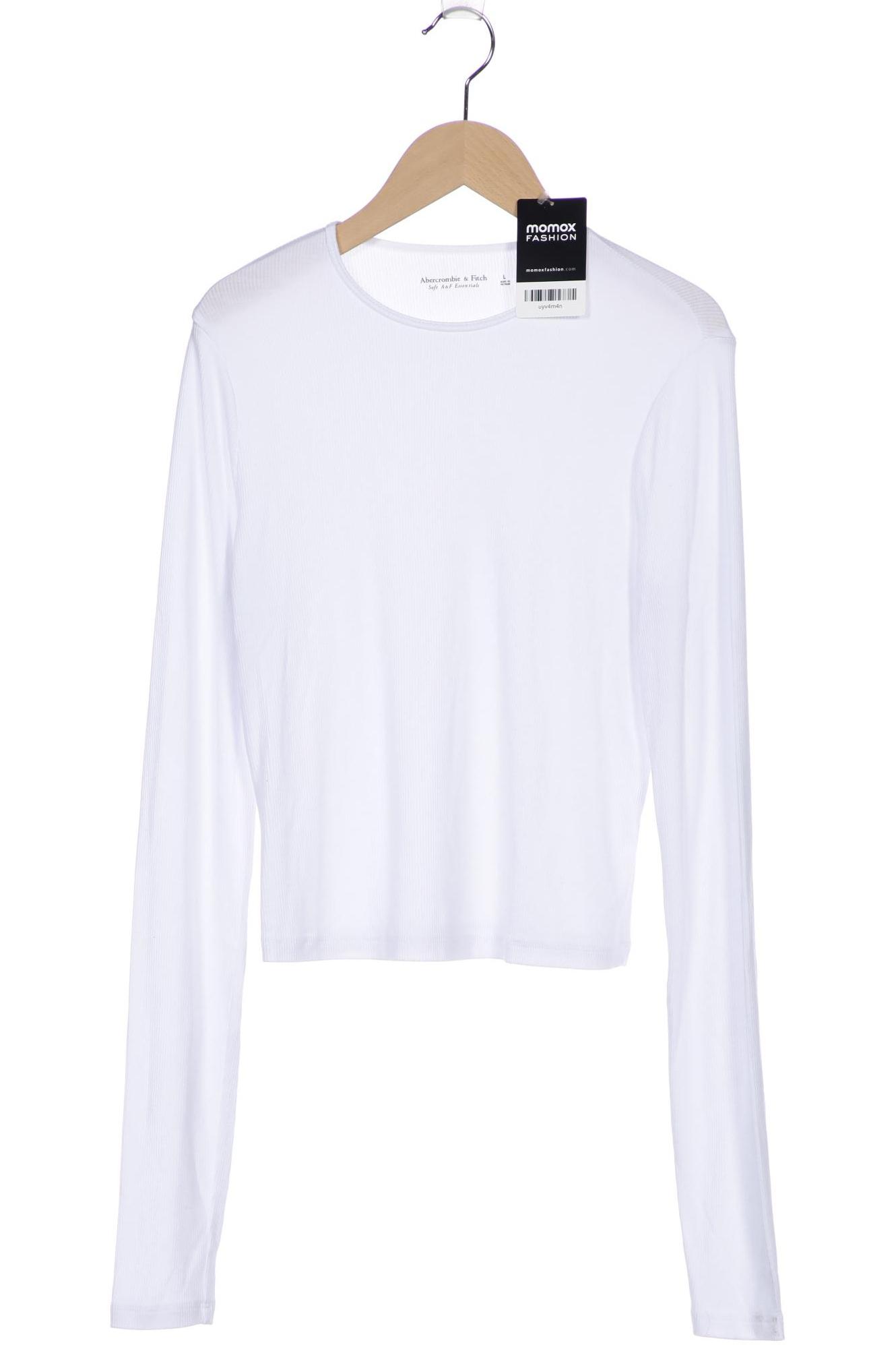 

Abercrombie & Fitch Damen Langarmshirt, weiß