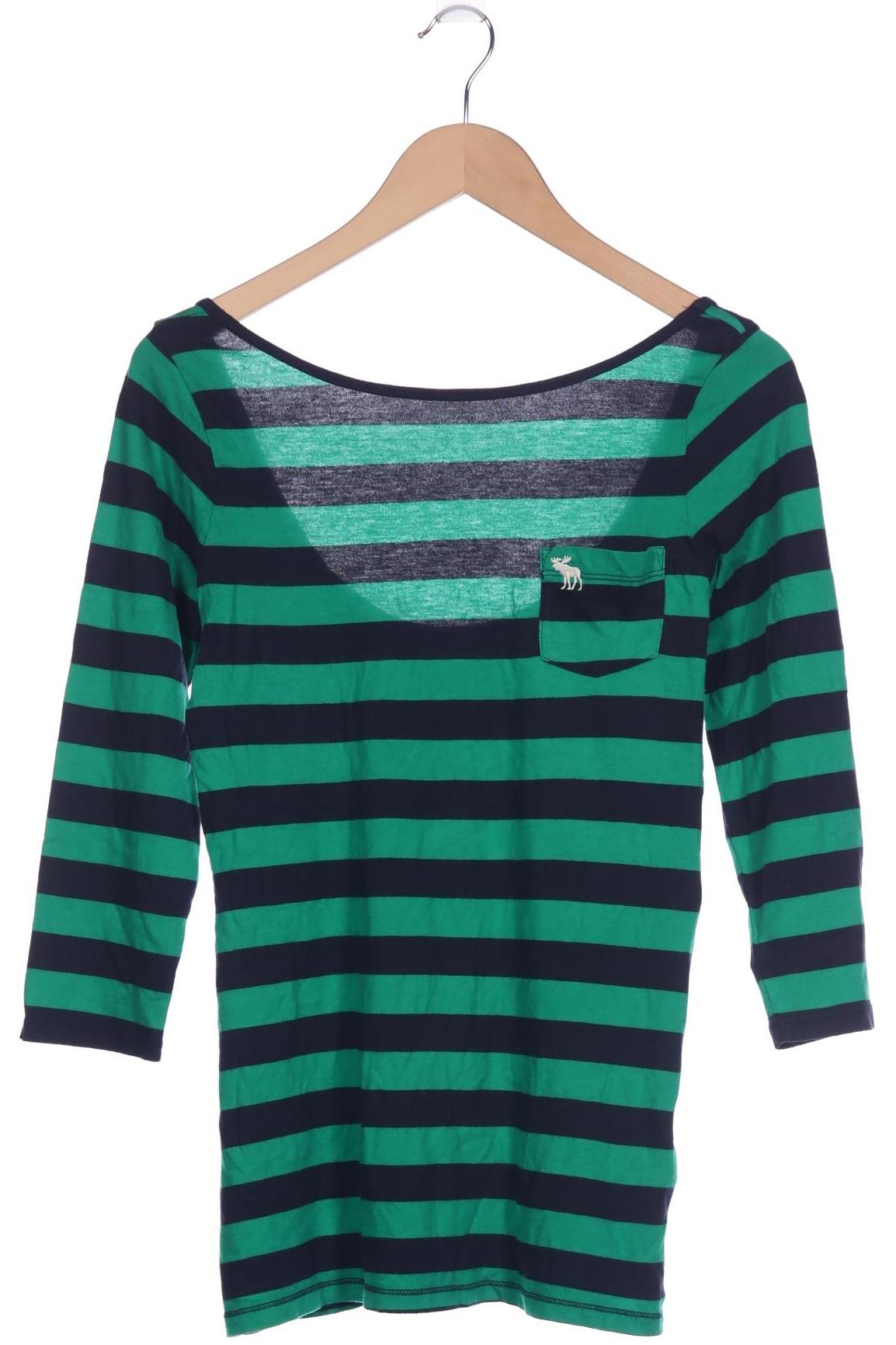 

Abercrombie & Fitch Damen Langarmshirt, grün, Gr. 38
