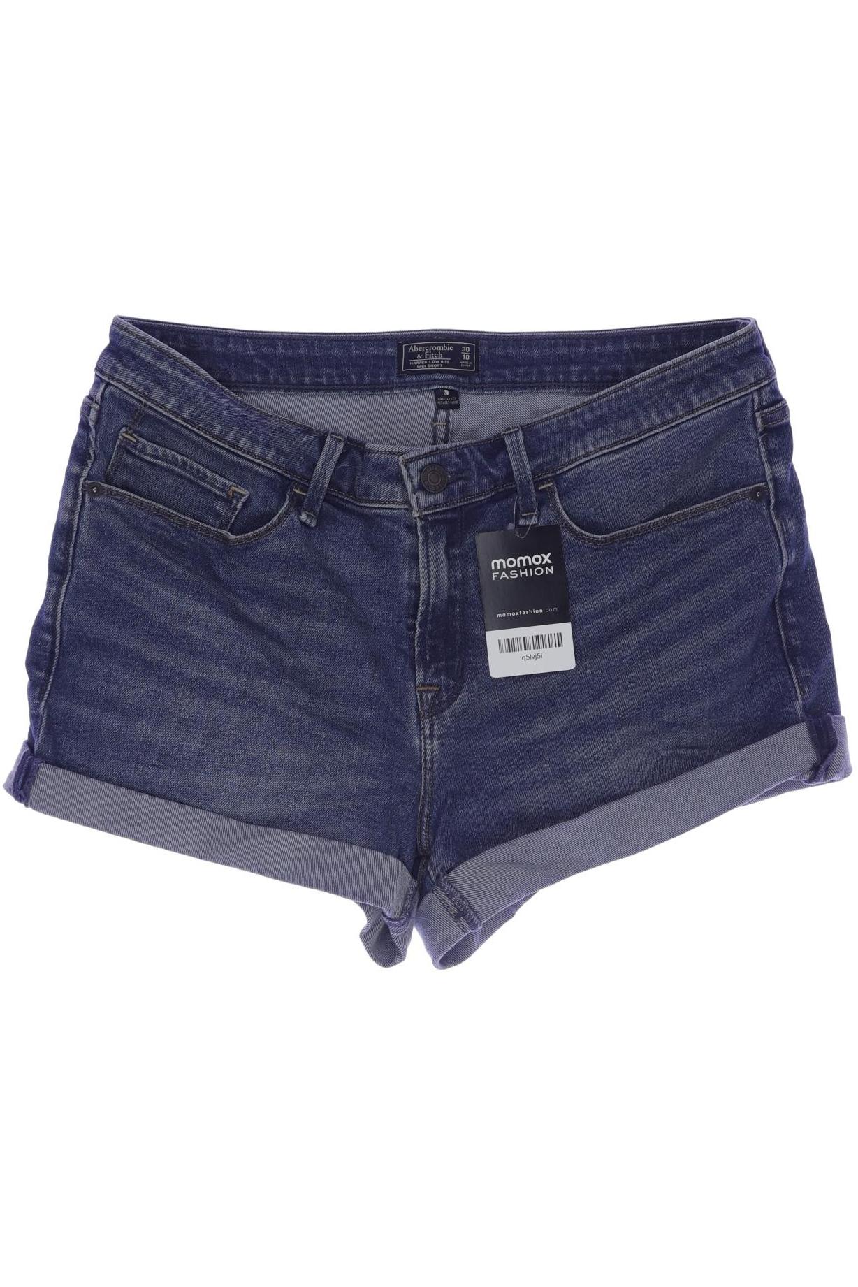 

Abercrombie & Fitch Damen Shorts, blau, Gr. 30
