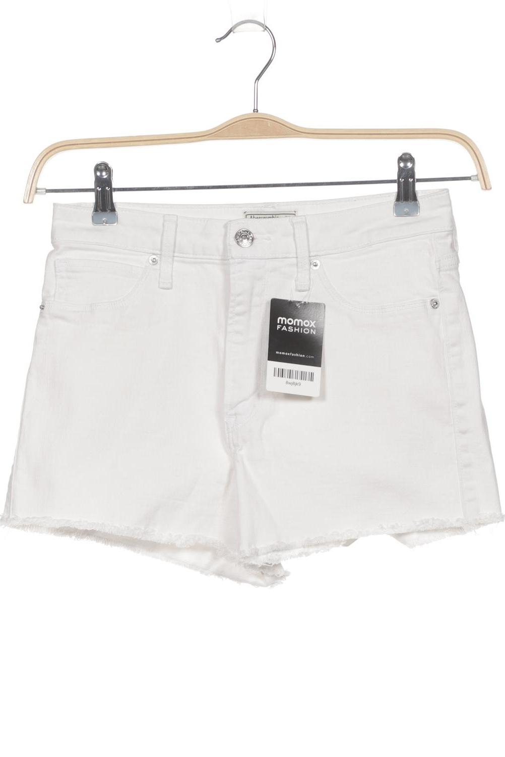 

Abercrombie & Fitch Damen Shorts, weiß, Gr. 27