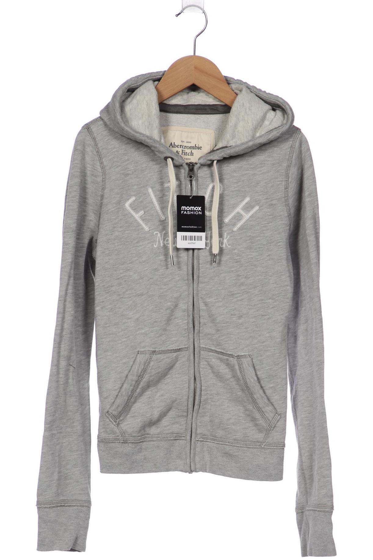 

Abercrombie & Fitch Damen Kapuzenpullover, grau