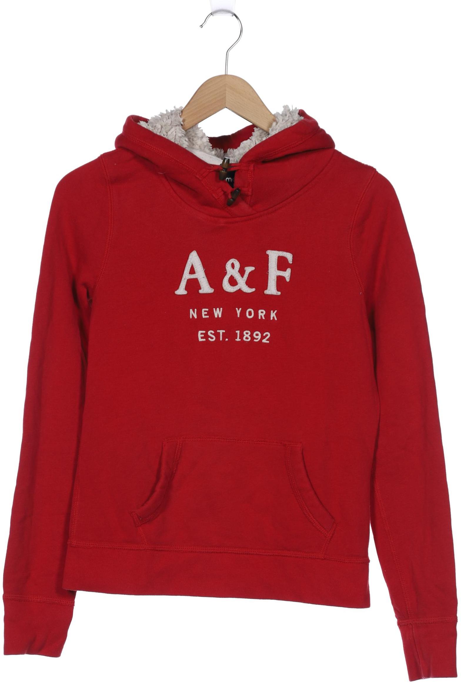 

Abercrombie & Fitch Damen Kapuzenpullover, rot, Gr. 42