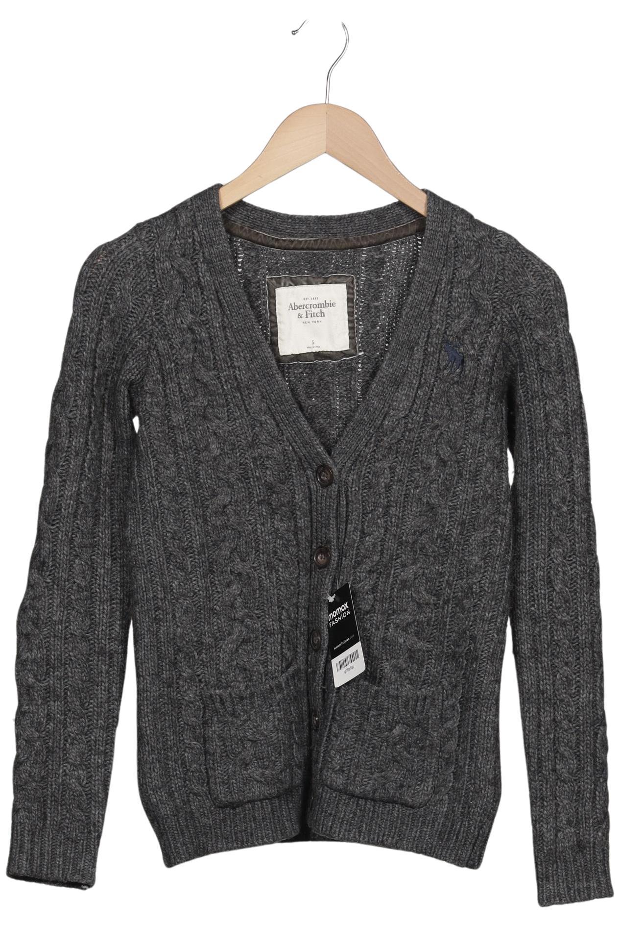 

Abercrombie & Fitch Damen Strickjacke, grau, Gr. 36