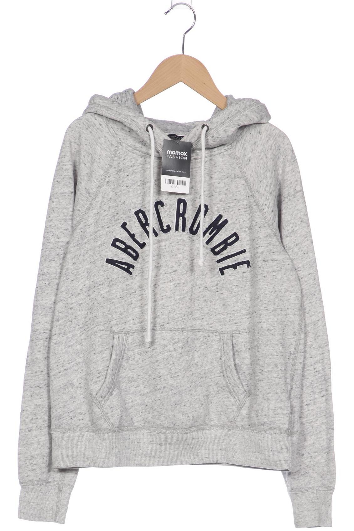 

Abercrombie & Fitch Damen Kapuzenpullover, grau, Gr. 38