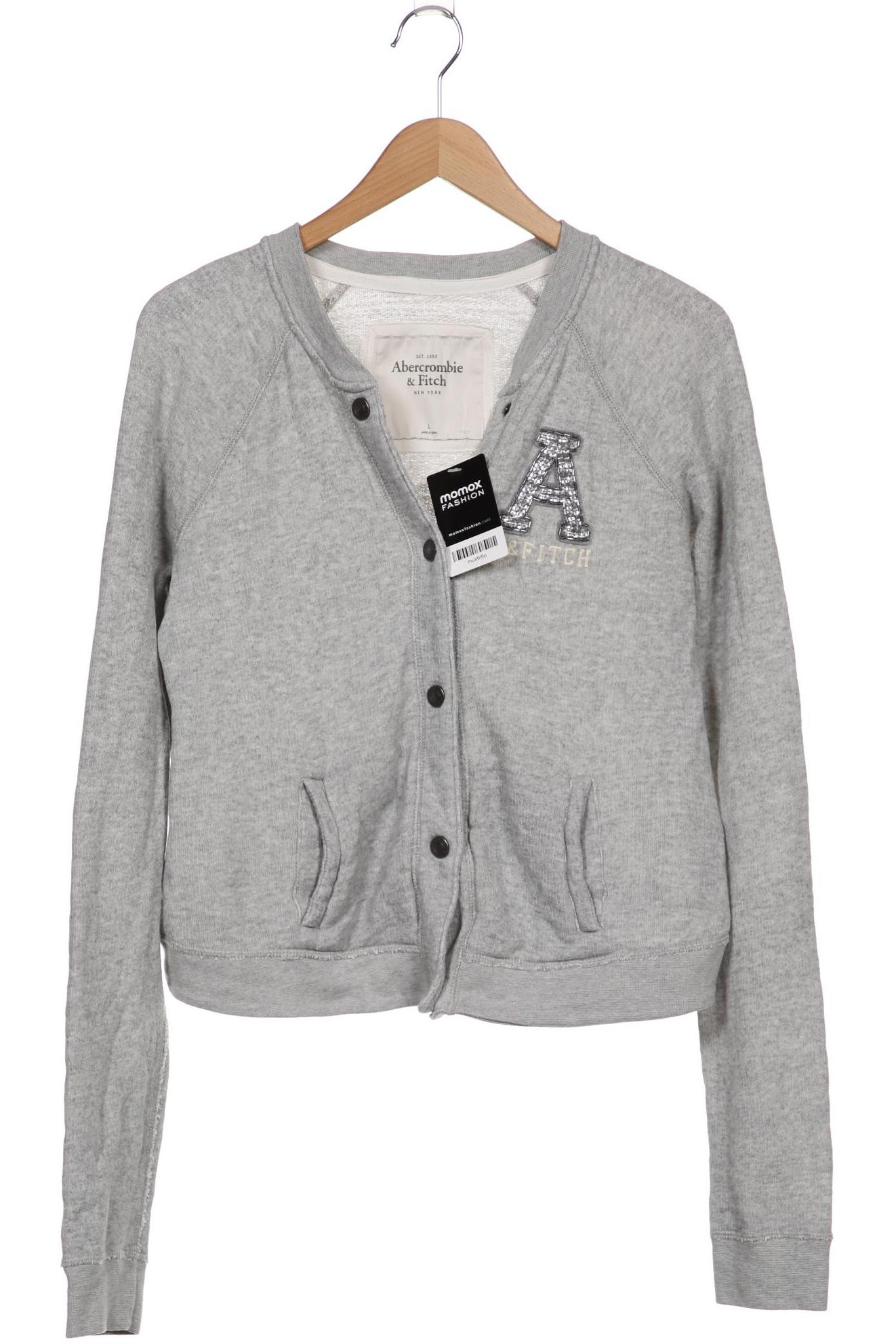 

Abercrombie & Fitch Damen Strickjacke, grau, Gr. 42