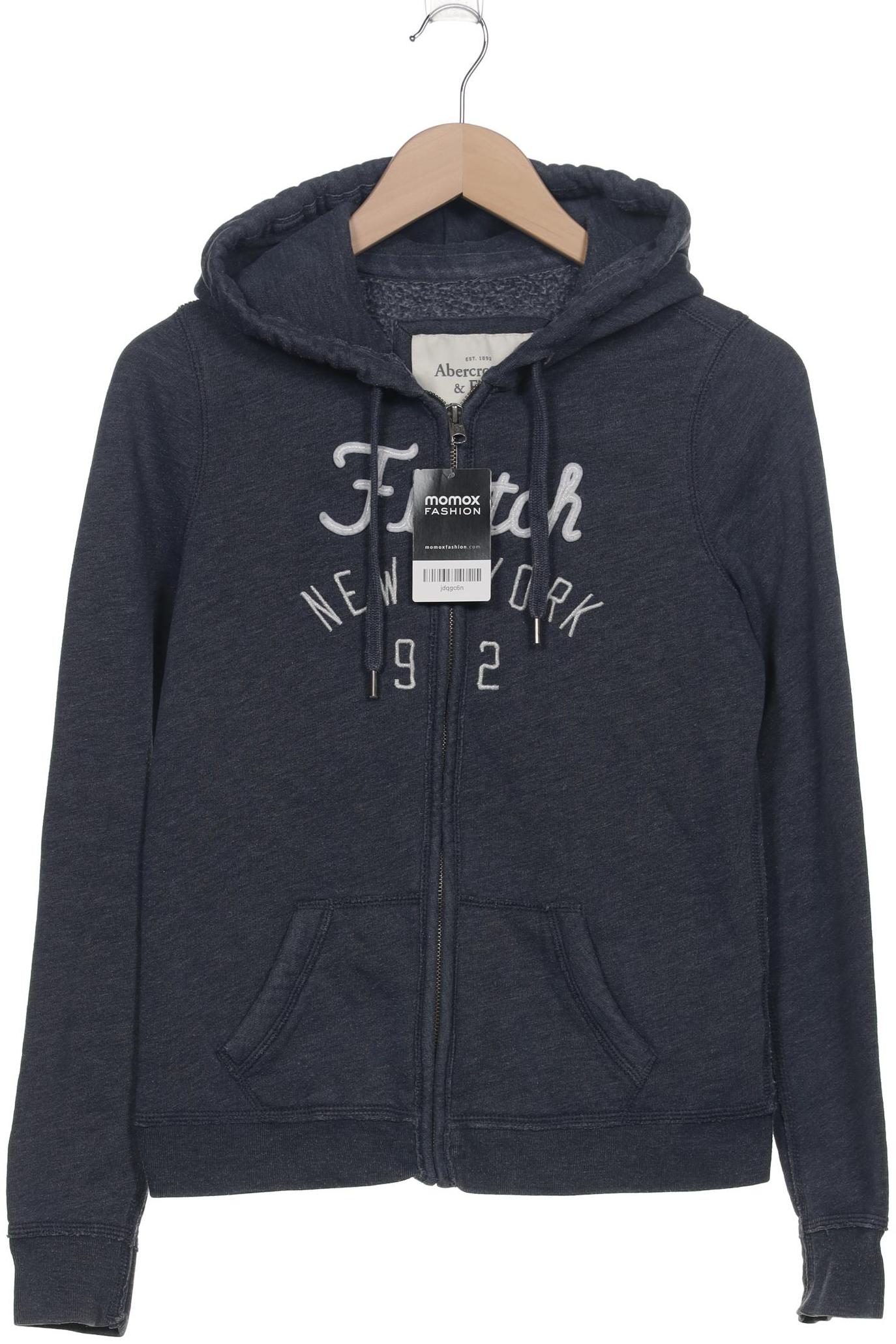 

Abercrombie & Fitch Damen Kapuzenpullover, marineblau, Gr. 38