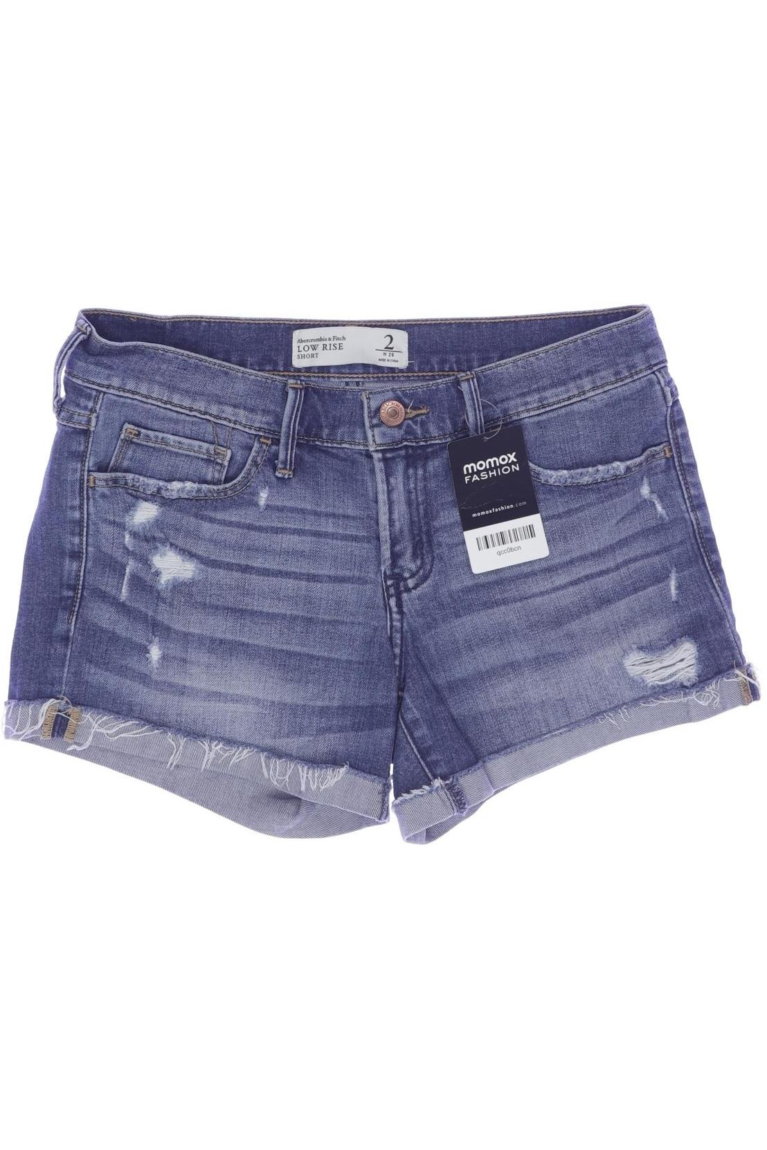 

Abercrombie & Fitch Damen Shorts, blau, Gr. 26