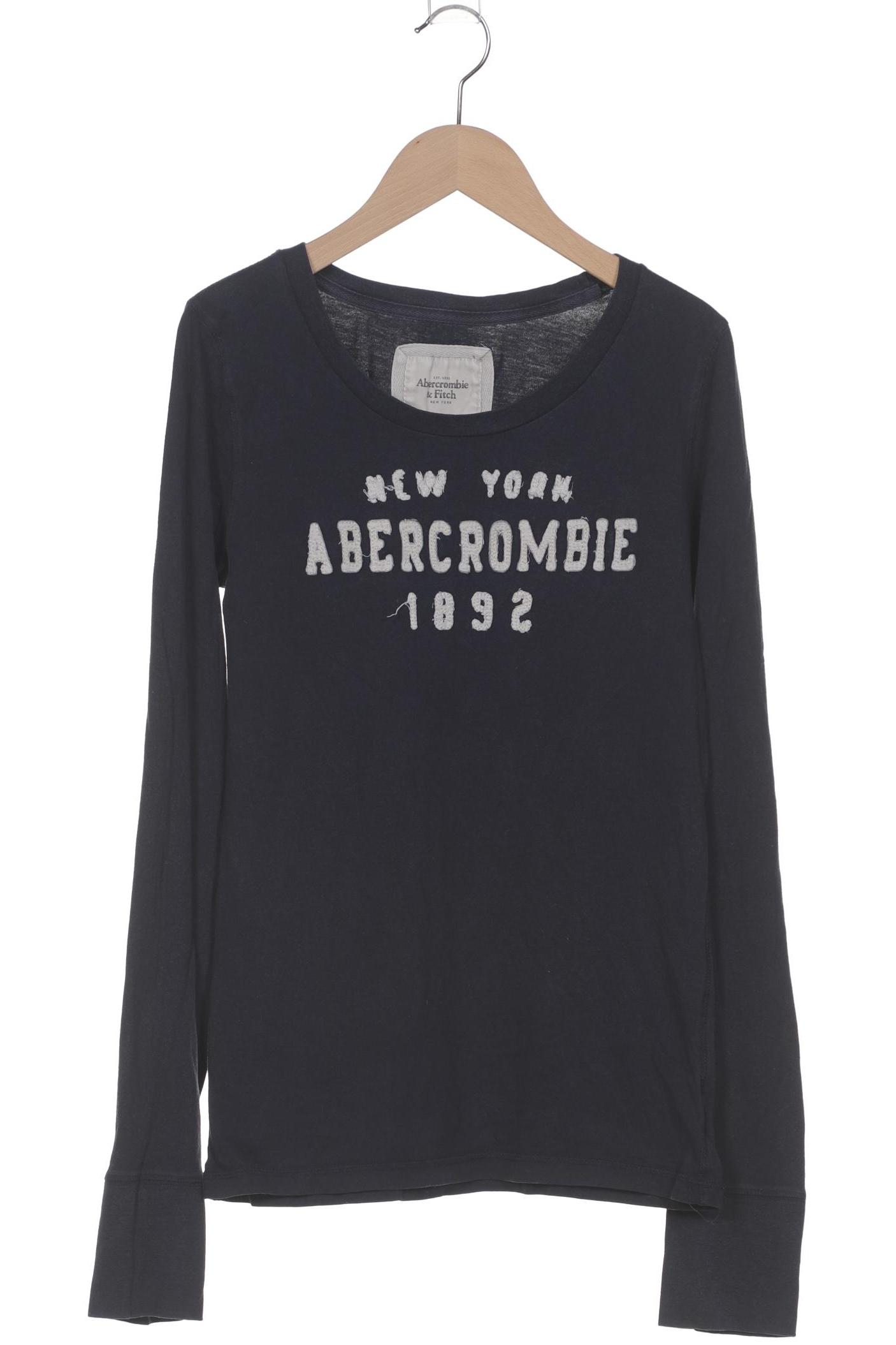 

Abercrombie & Fitch Damen Langarmshirt, marineblau, Gr. 42