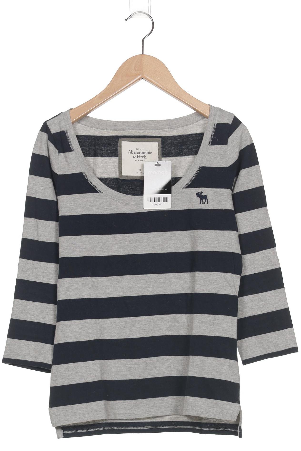 

Abercrombie & Fitch Damen Langarmshirt, marineblau, Gr. 34
