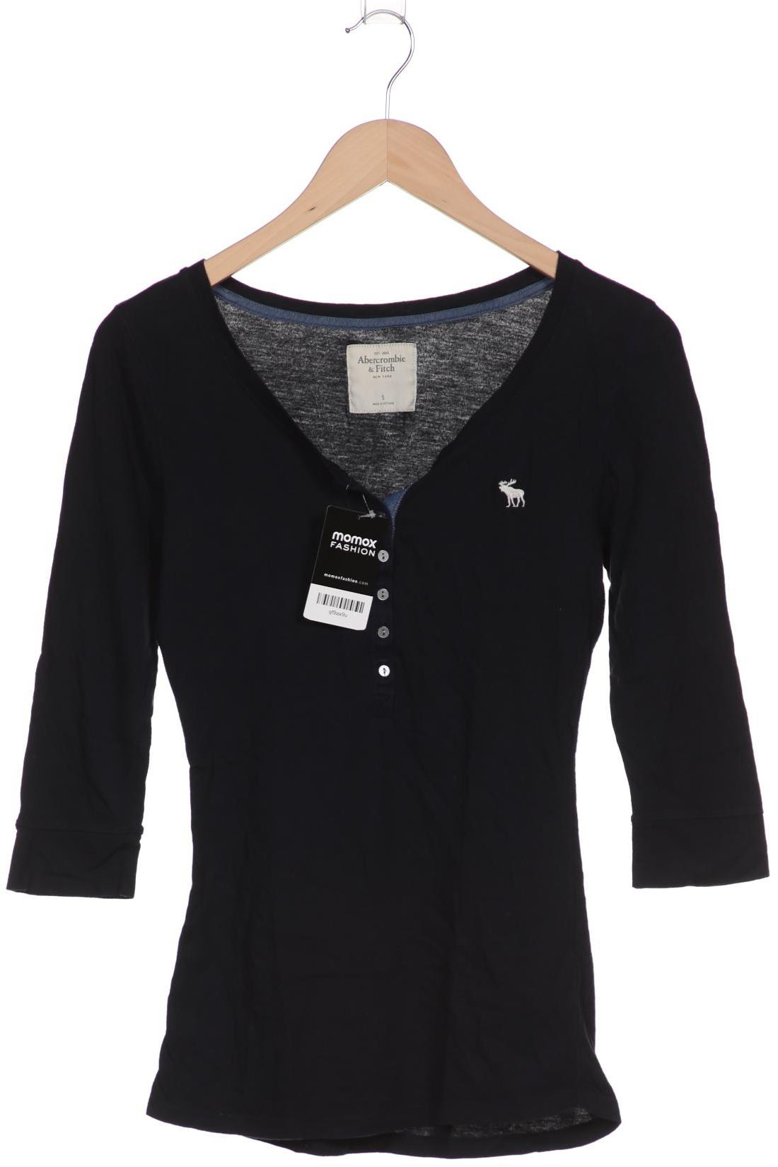 

Abercrombie & Fitch Damen Langarmshirt, marineblau